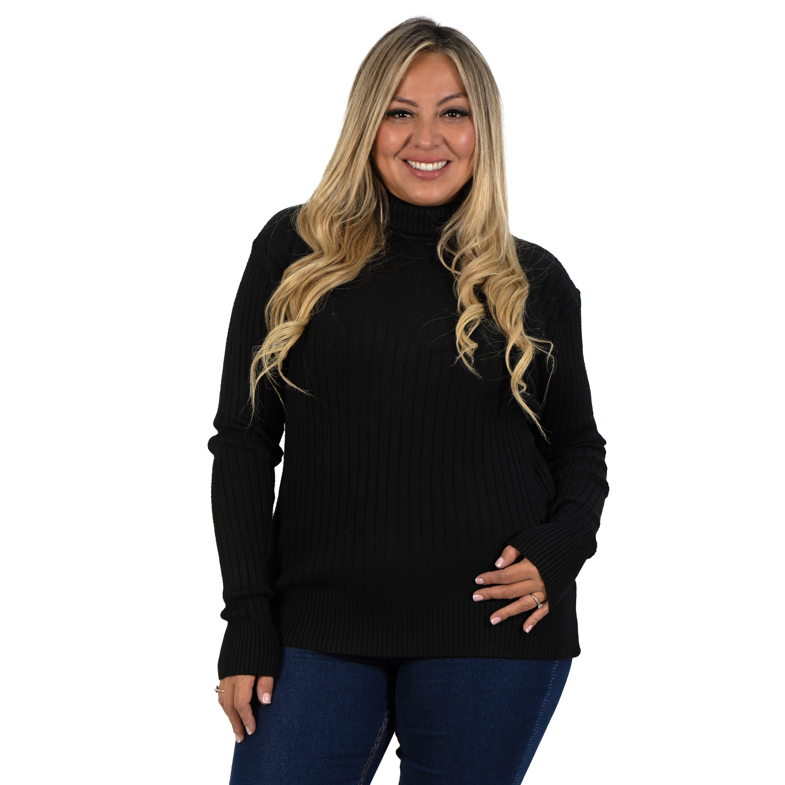 Sweater mujer básico spandex colores extra linda 8