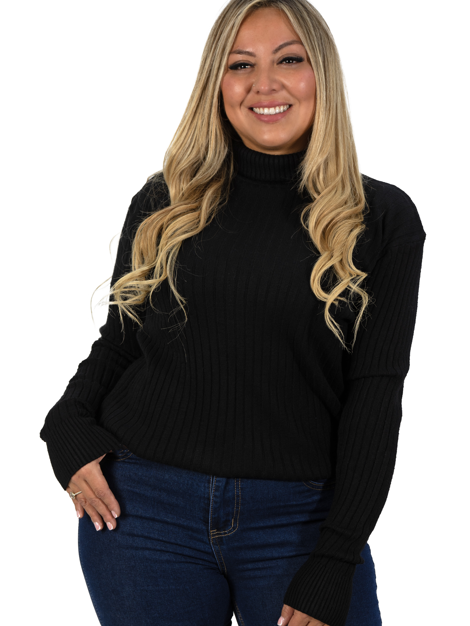 Sweater mujer básico spandex colores extra linda 8