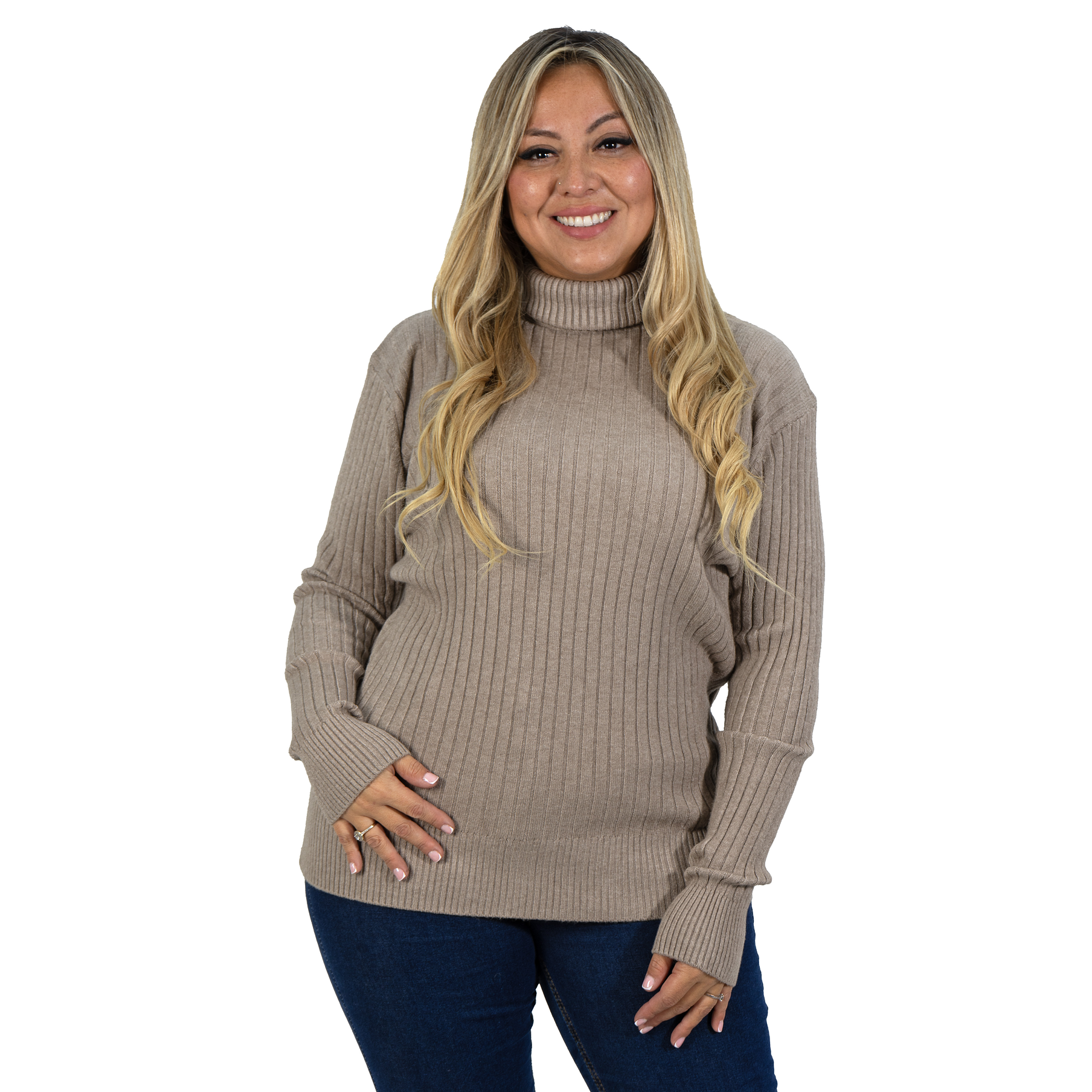 Sweater mujer básico spandex colores extra linda 12