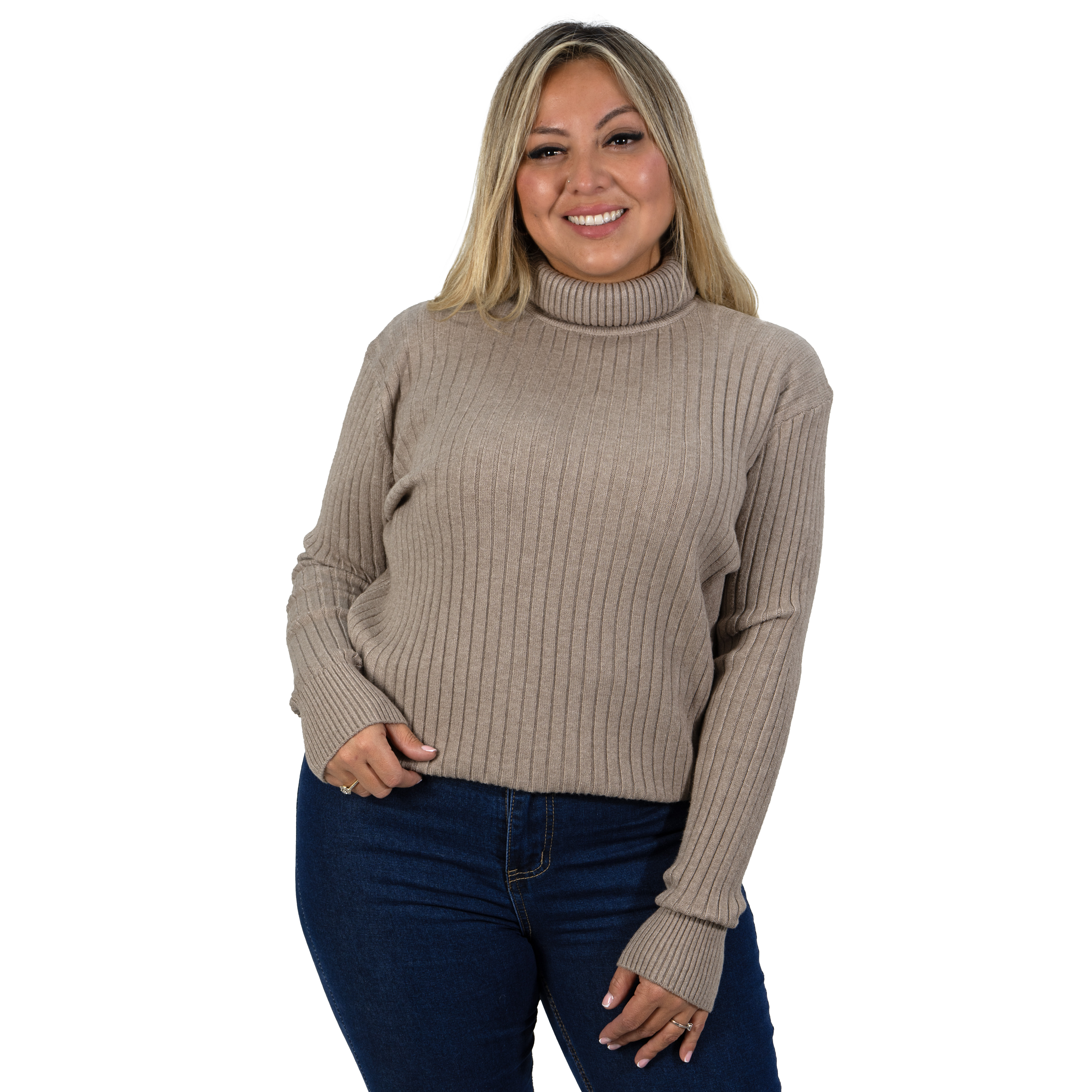 Sweater mujer básico spandex colores extra linda 13