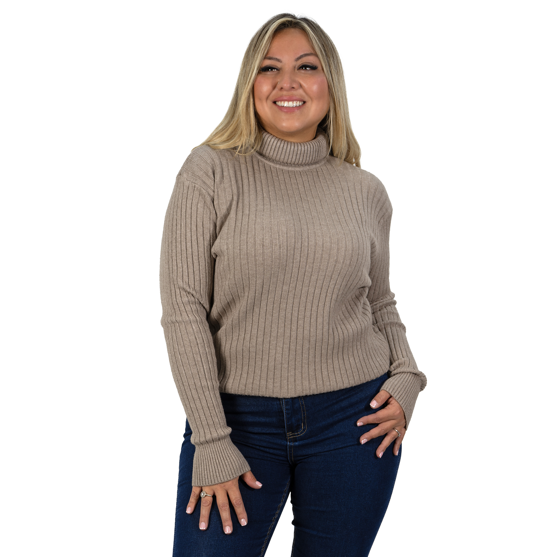 Sweater mujer básico spandex colores extra linda 14