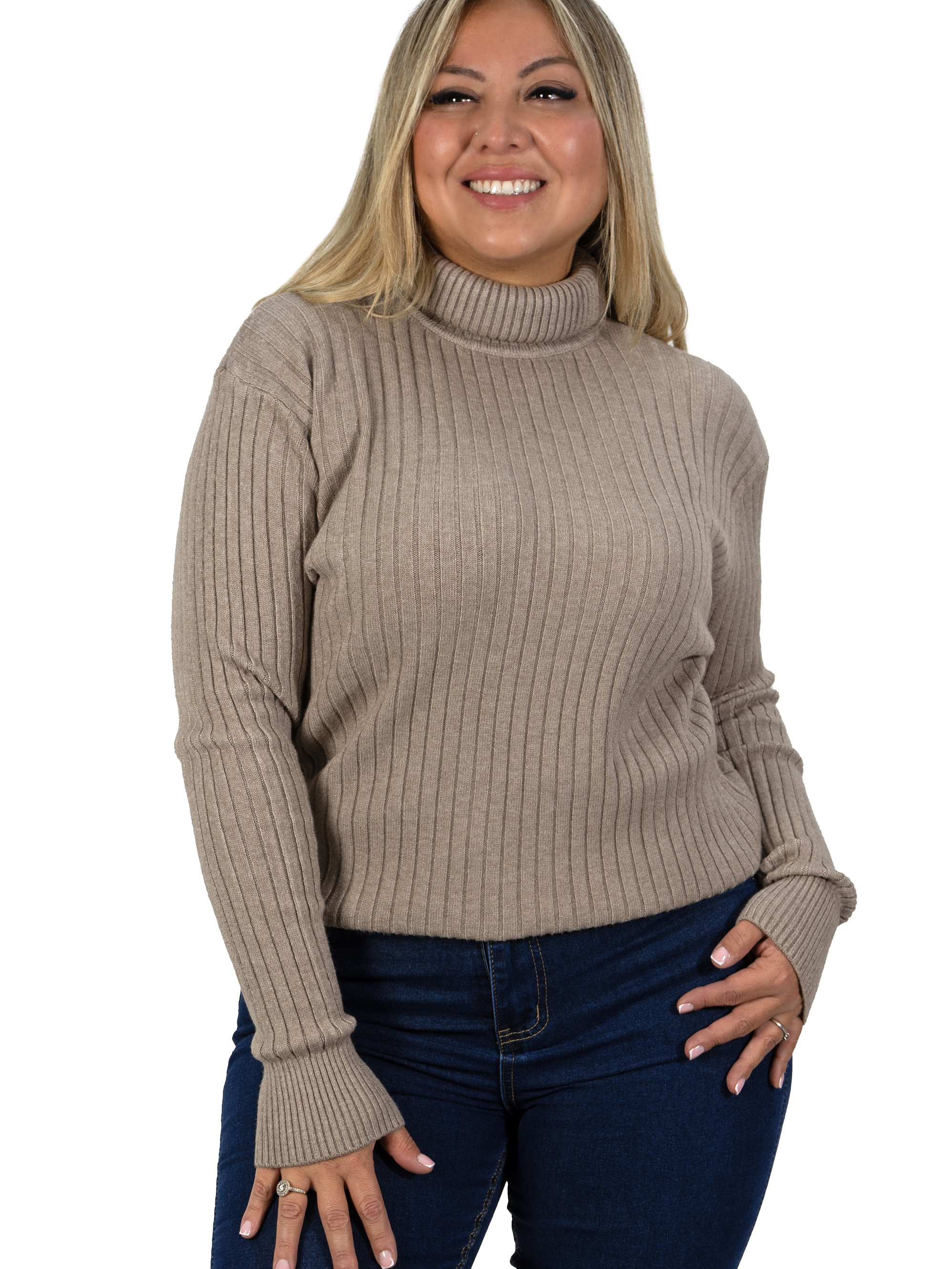 Sweater mujer básico spandex colores extra linda 12