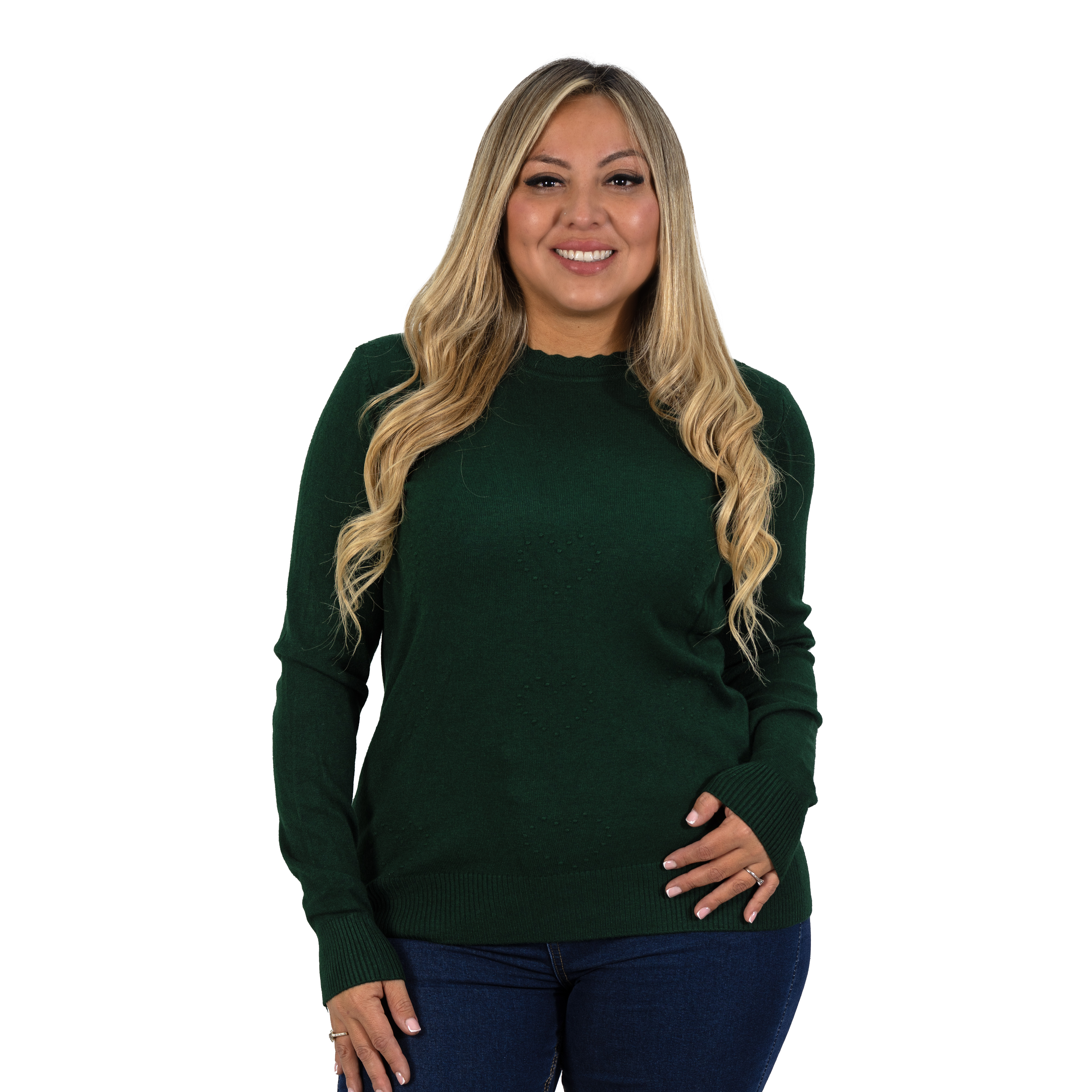 Sweater mujer texturado colores corazones Extra linda 1