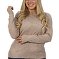Sweater mujer texturado colores corazones Extra linda - Miniatura 8