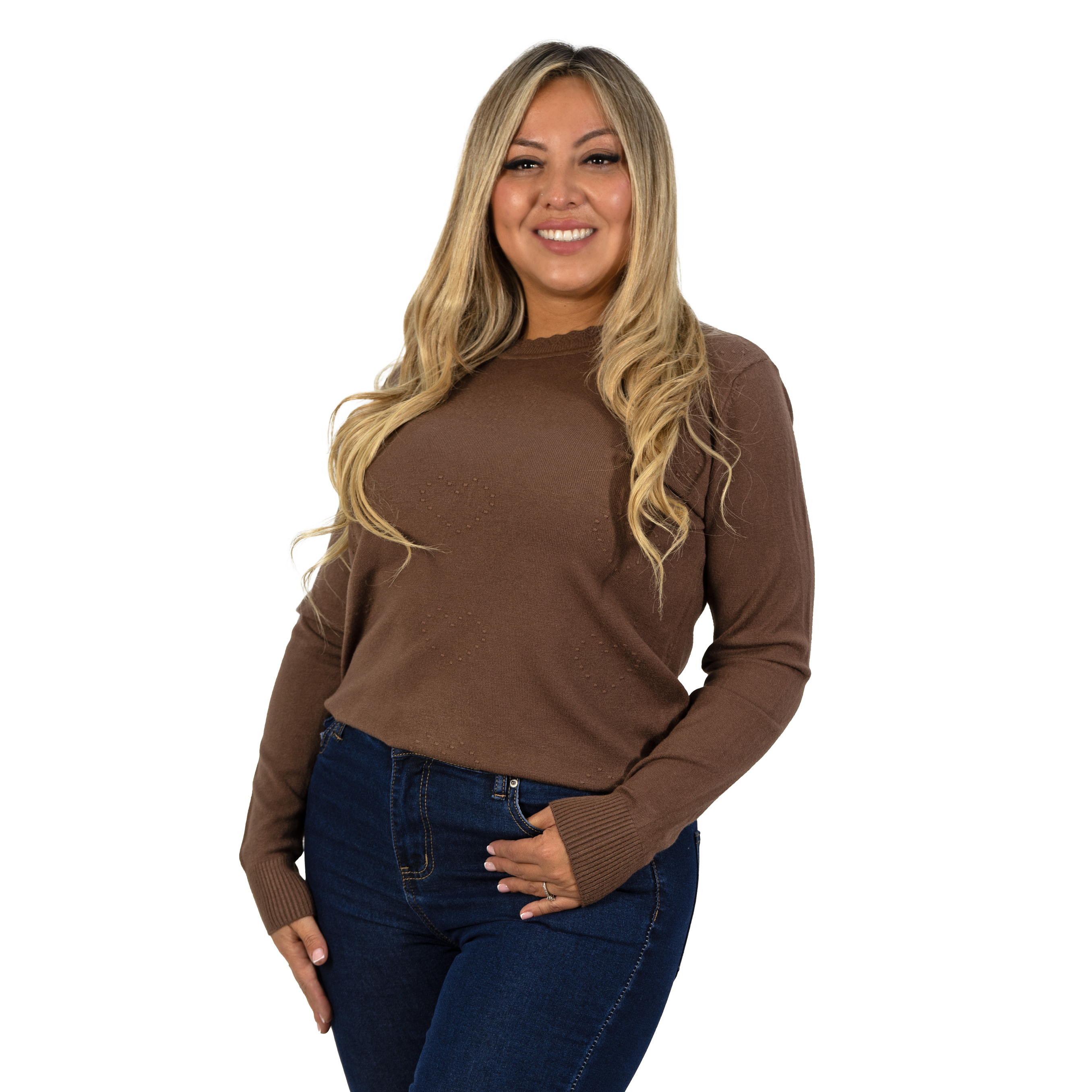 Sweater mujer texturado colores corazones Extra linda 12