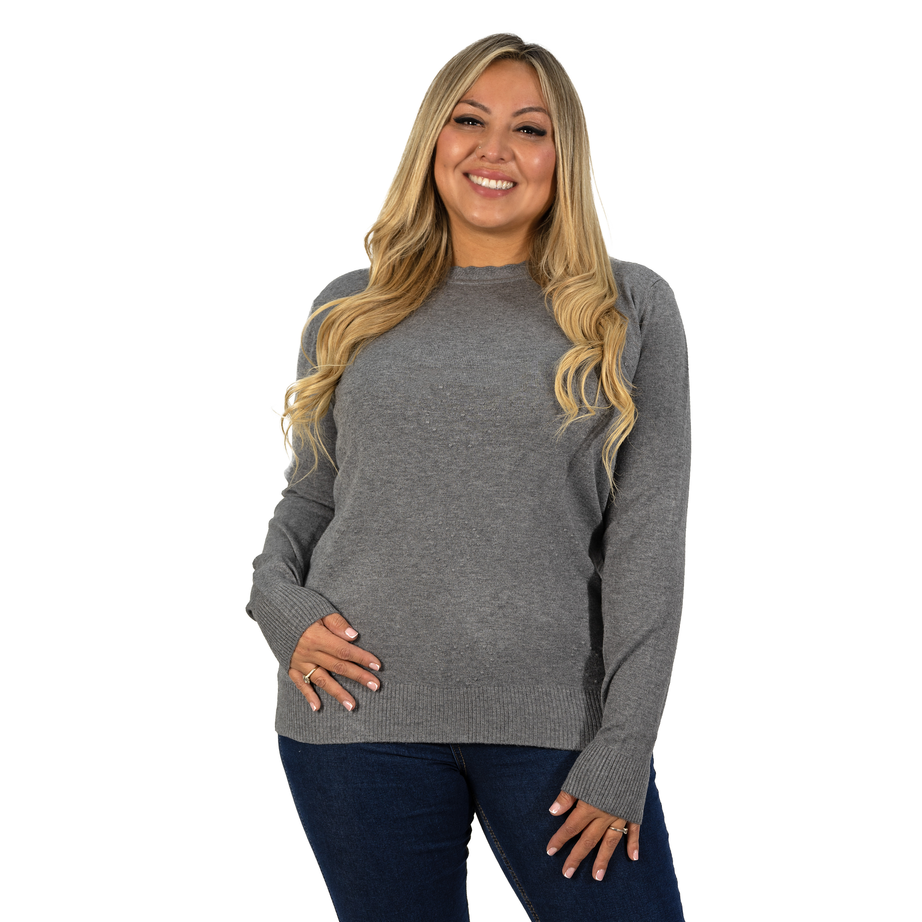 Sweater mujer texturado colores corazones Extra linda 13