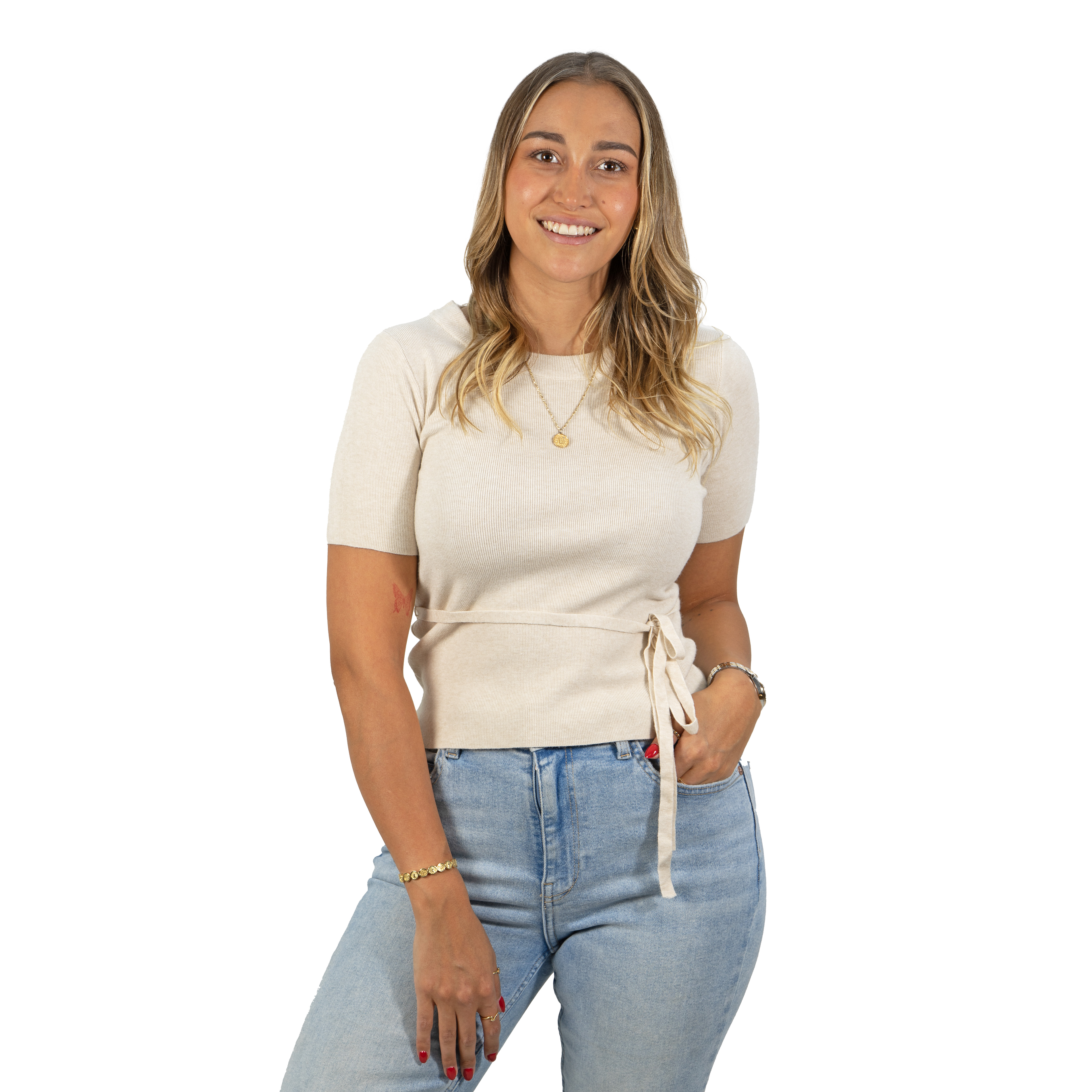 Polera lanilla manga corta invierno lazo colores 11