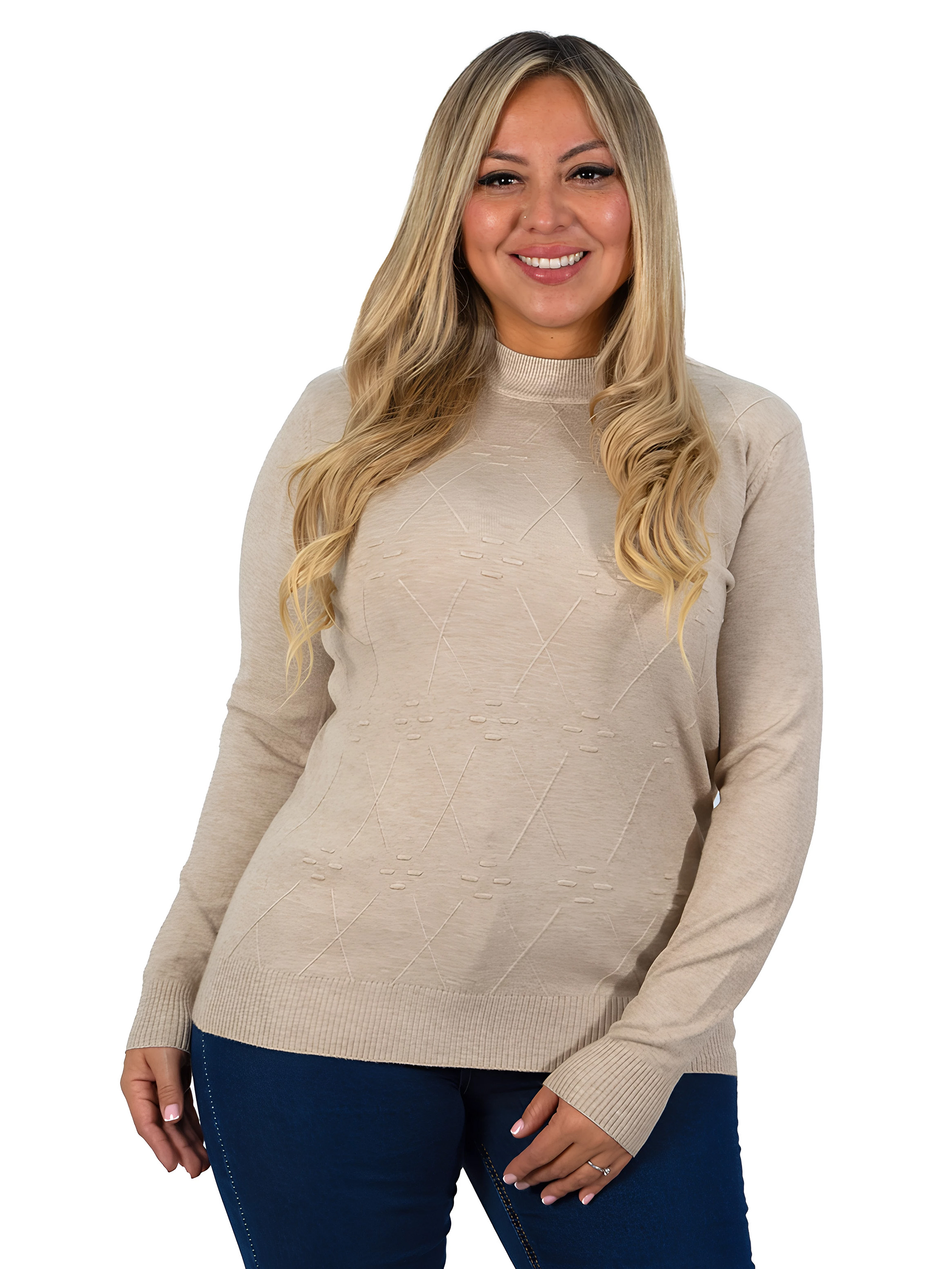 Sweater básico mujer colores Extra linda Rombo 1