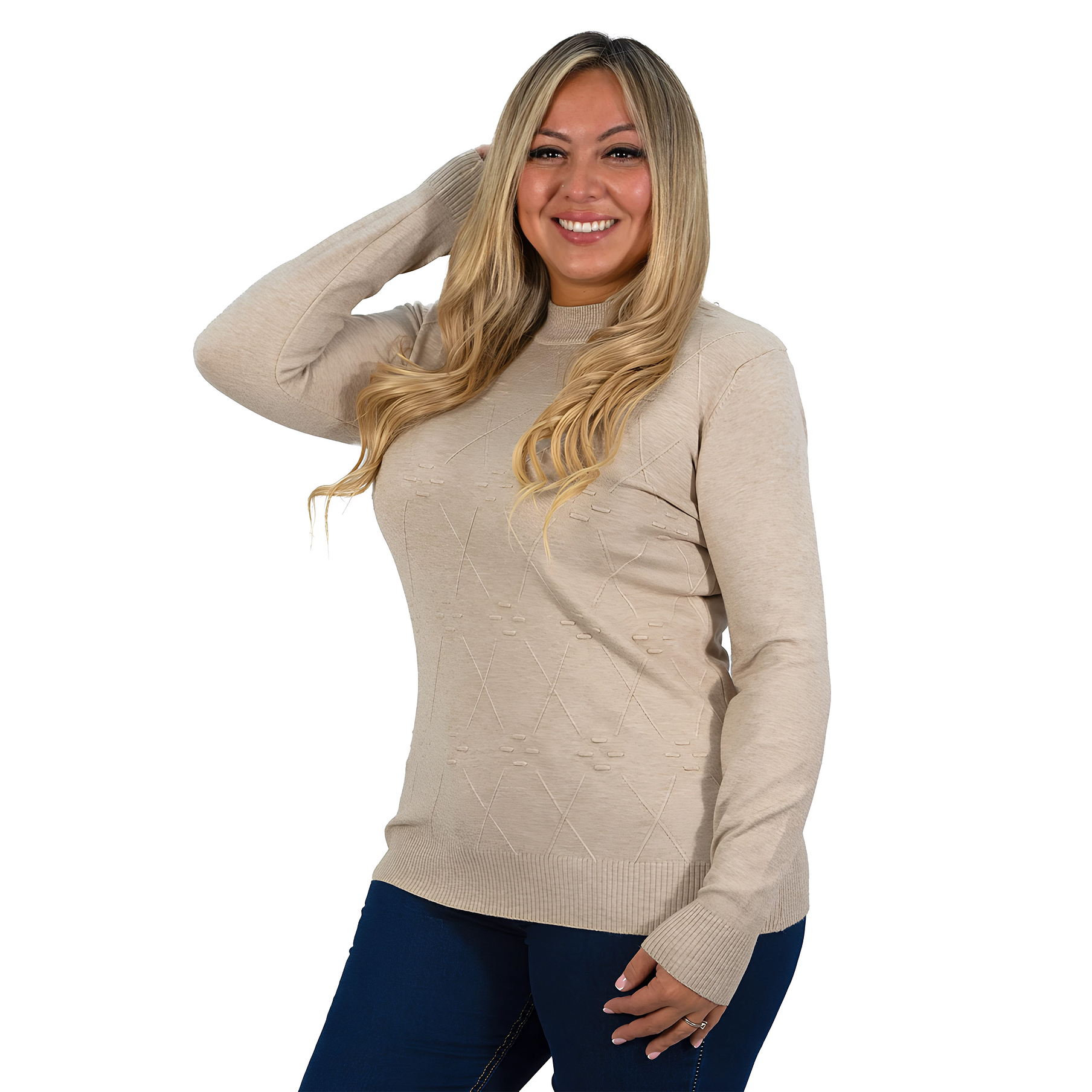 Sweater básico mujer colores Extra linda Rombo 2