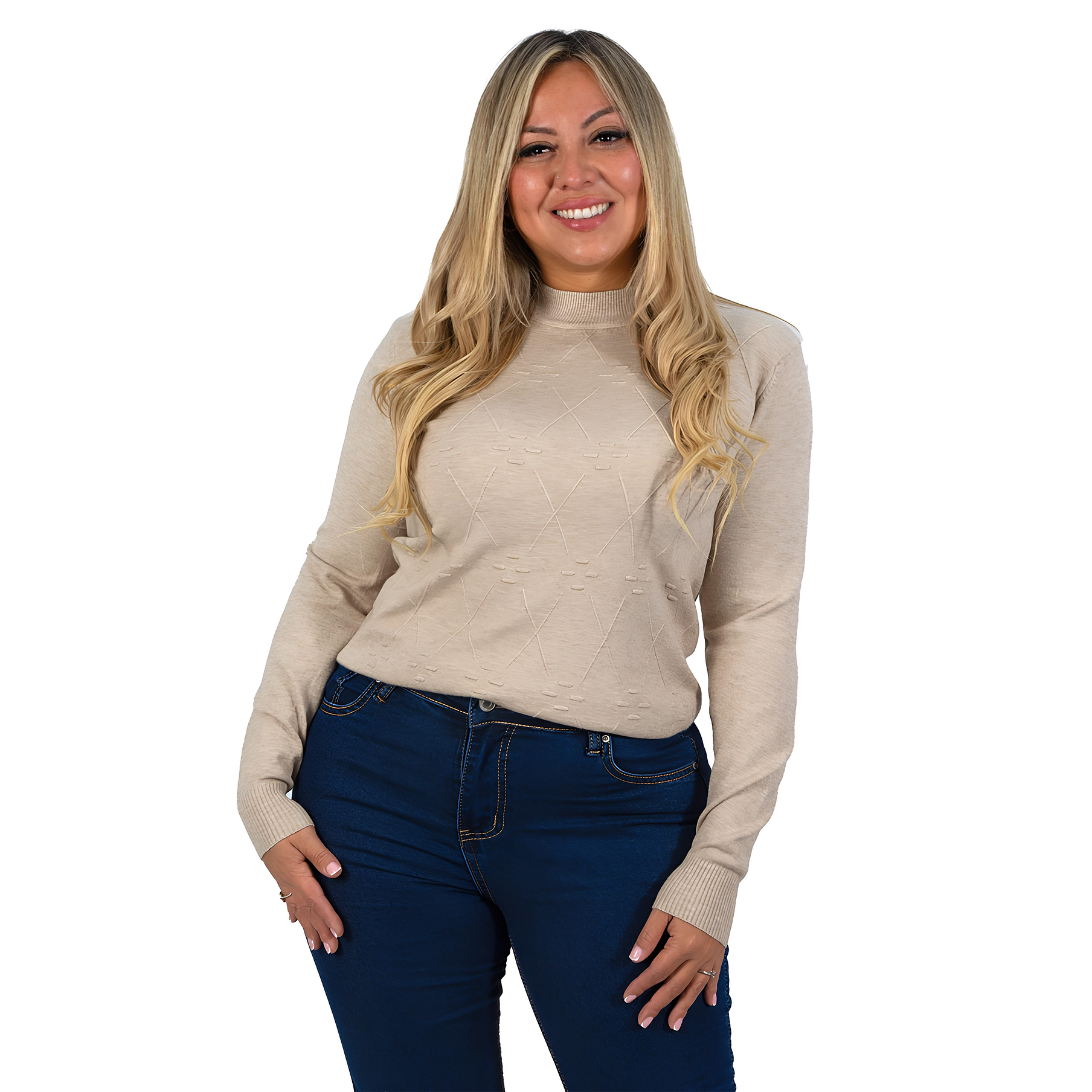 Sweater básico mujer colores Extra linda Rombo 3