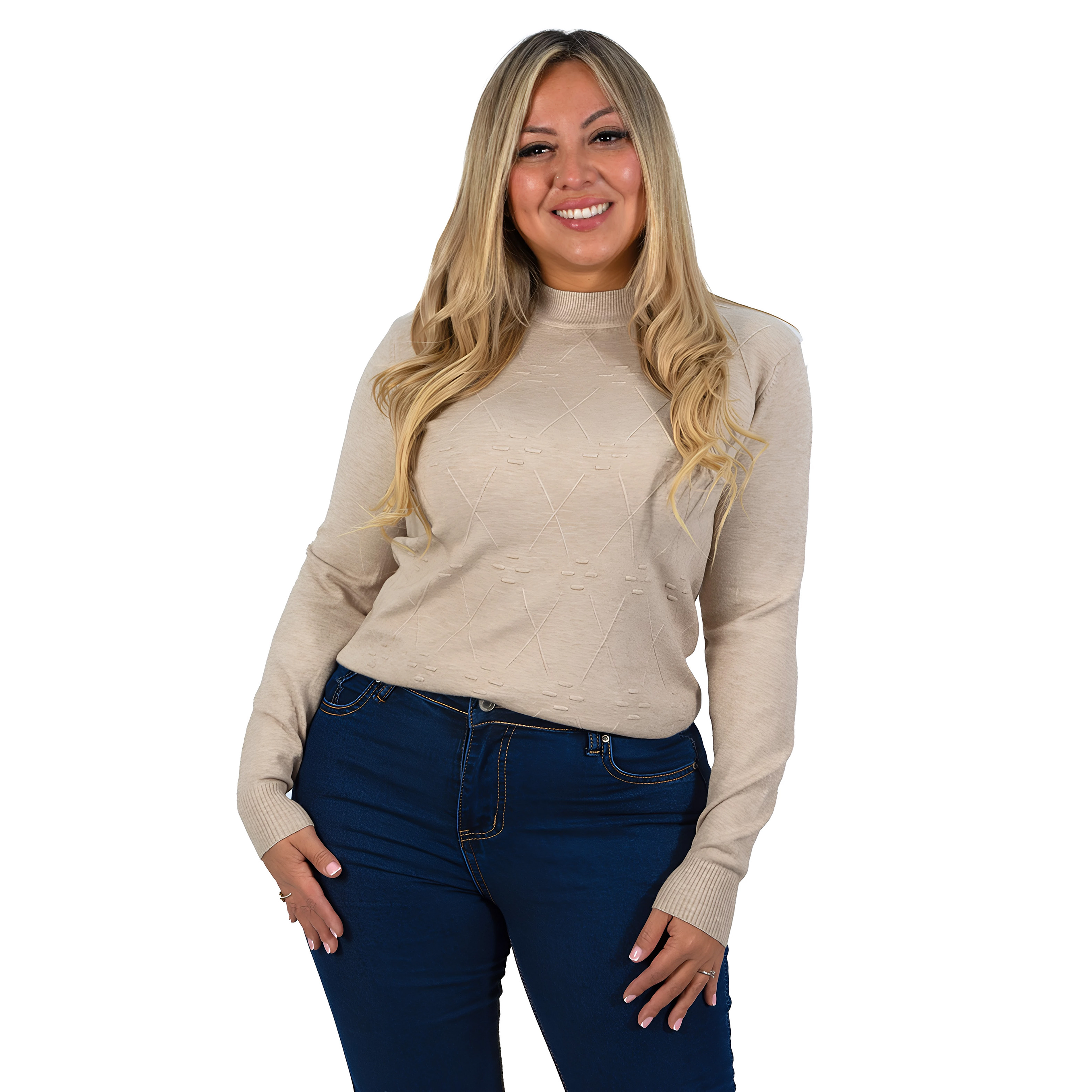 Sweater básico mujer colores Extra linda Rombo 3