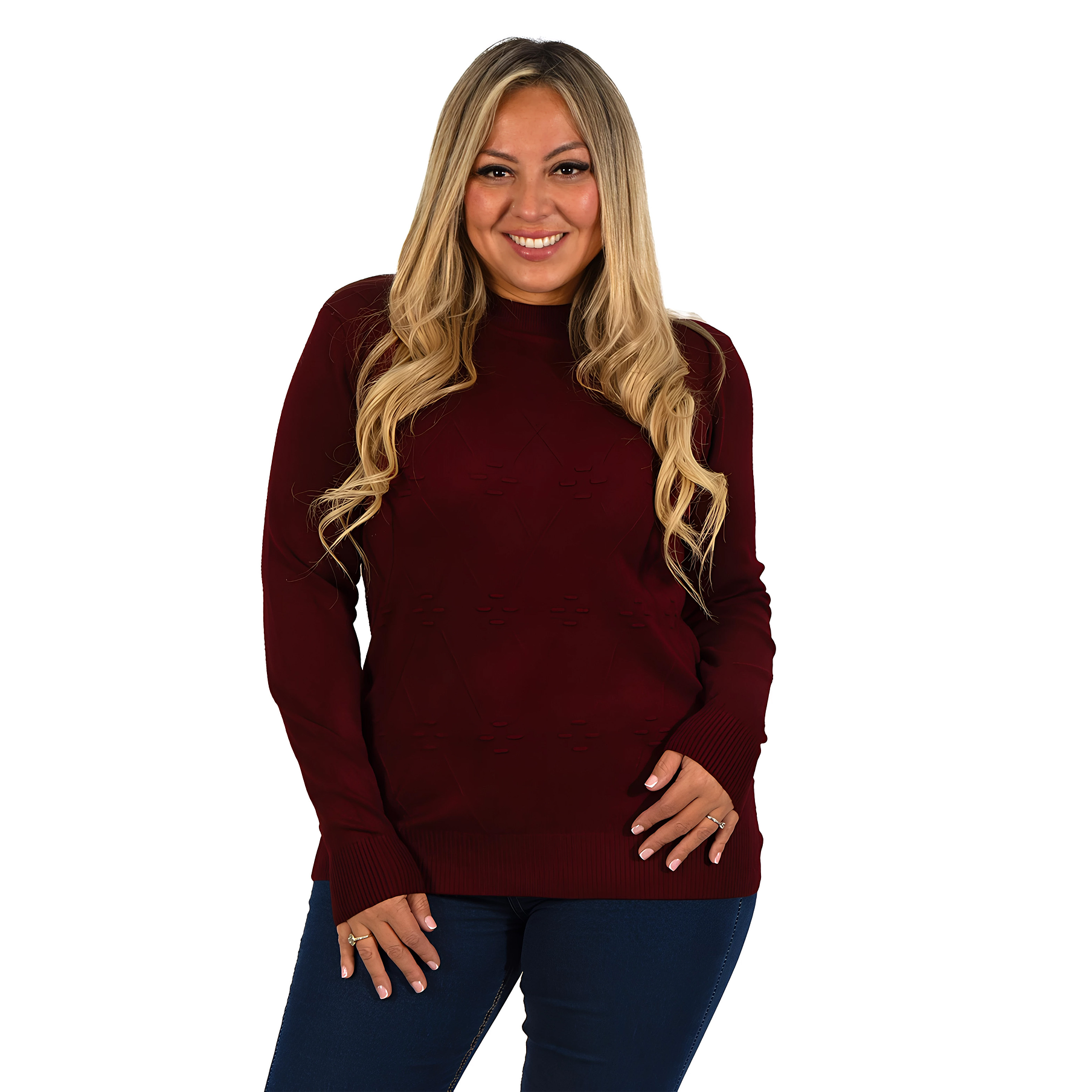 Sweater básico mujer colores Extra linda Rombo 5