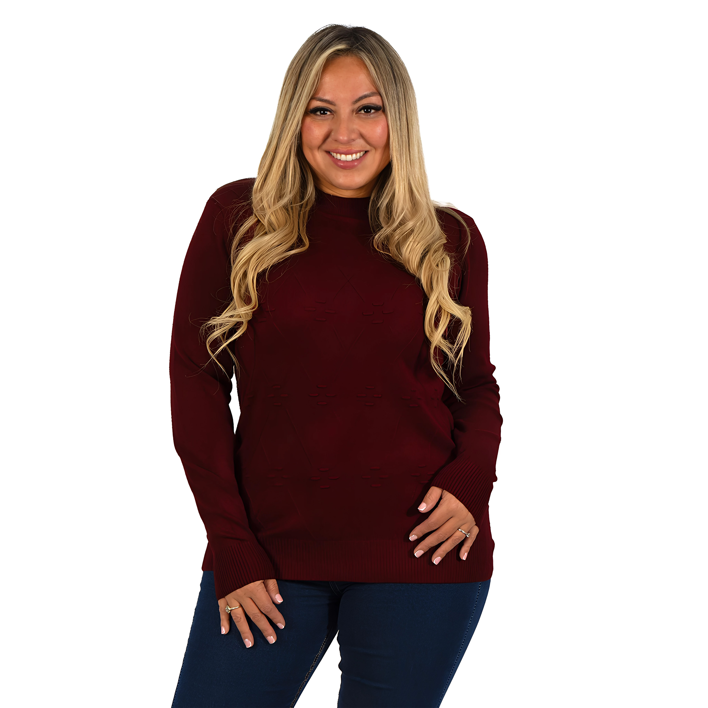 Sweater básico mujer colores Extra linda Rombo 5