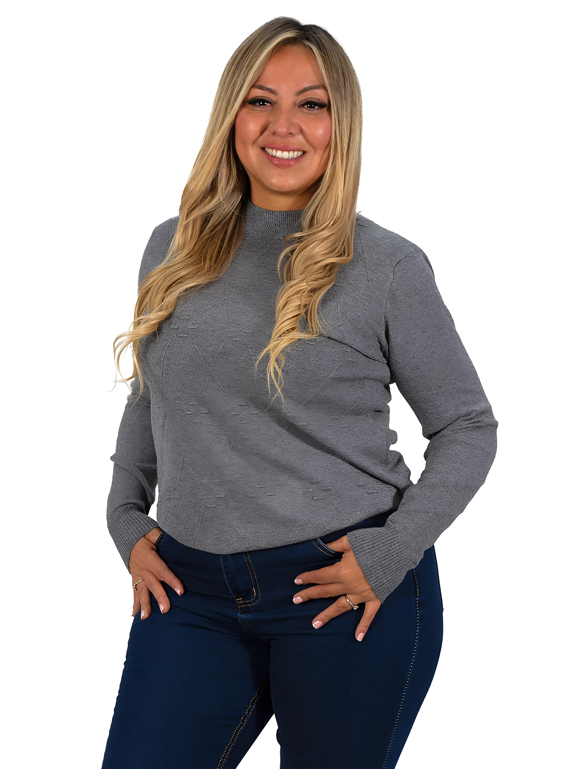 Sweater básico mujer colores Extra linda Rombo 13