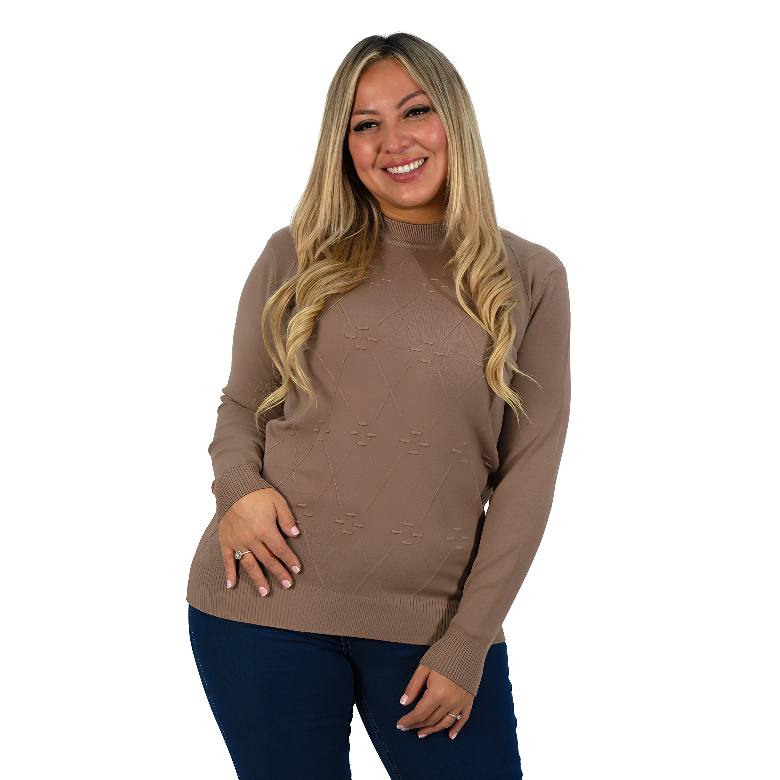 Sweater básico mujer colores Extra linda Rombo 16