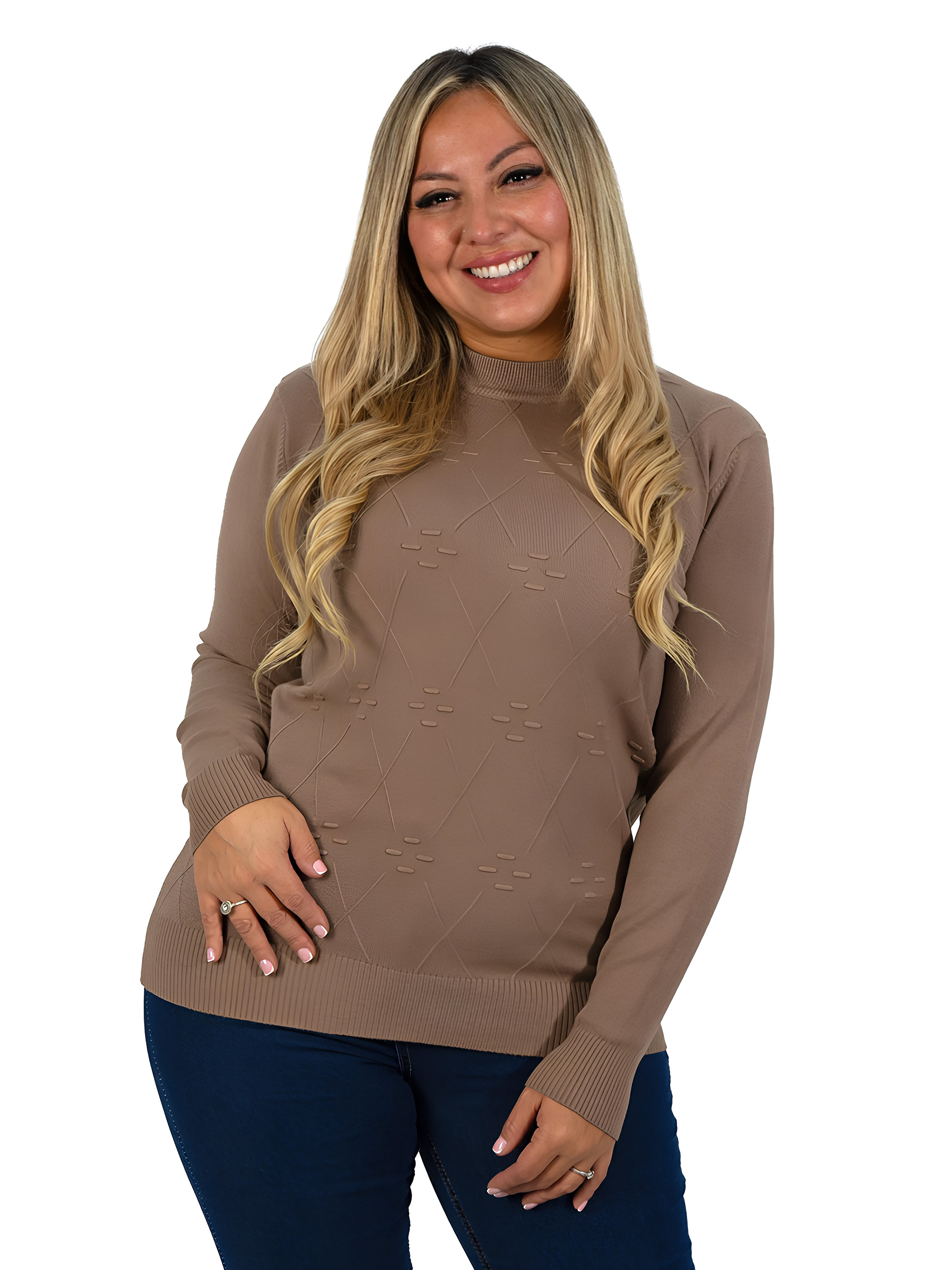 Sweater básico mujer colores Extra linda Rombo 16