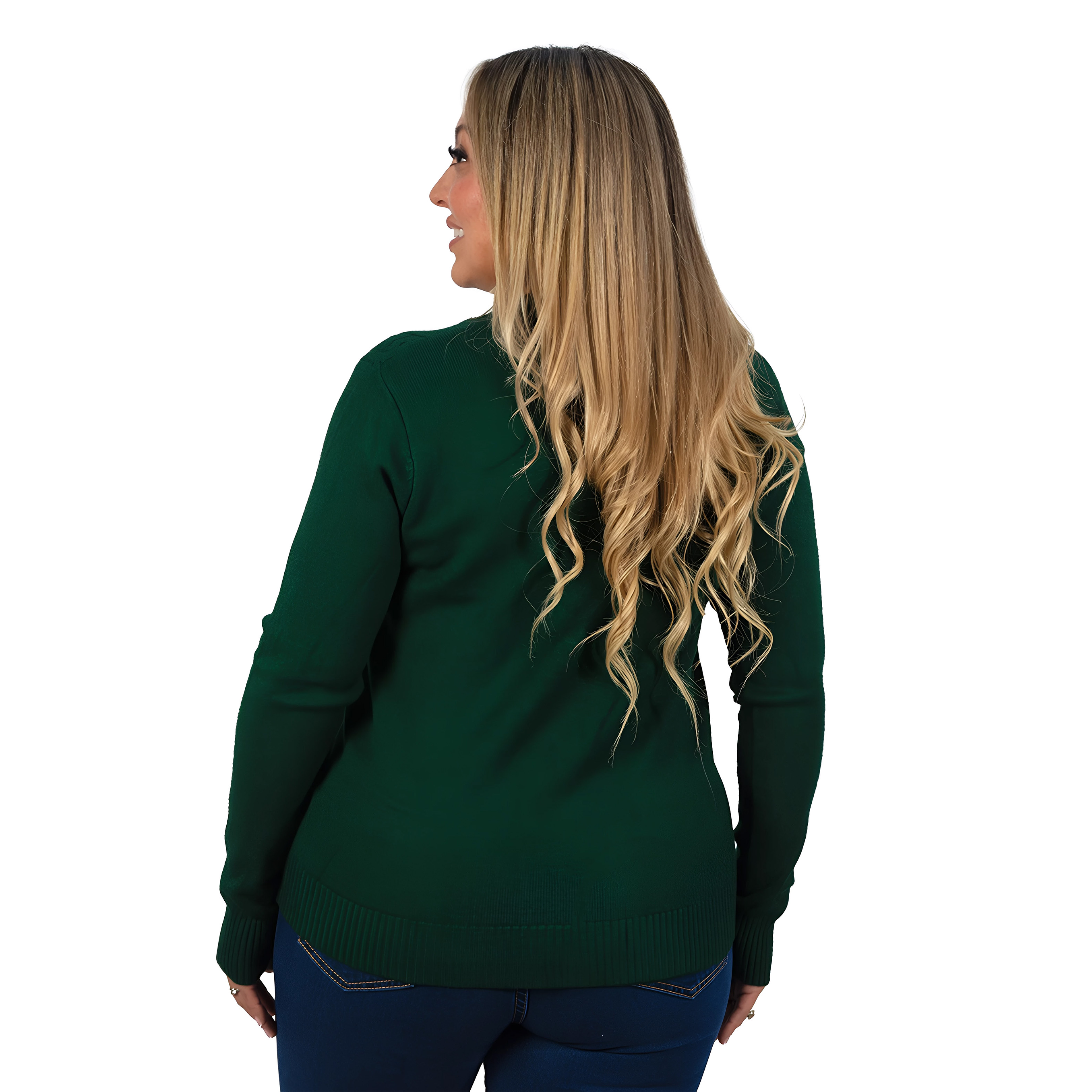 Cárdigan Mujer Bolsillos texturado colores 7