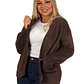 Cardigán Mujer botones peludo colores  - Miniatura 1
