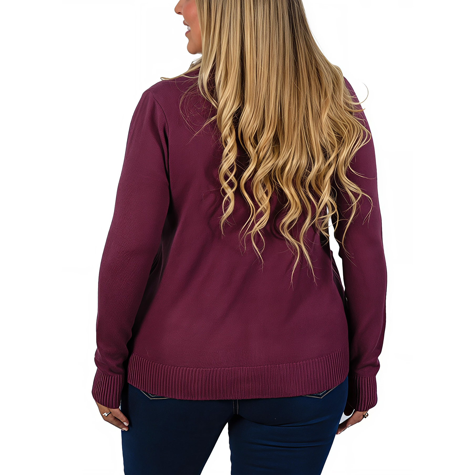 Cárdigan Mujer Bolsillos cierre texturado colores 13