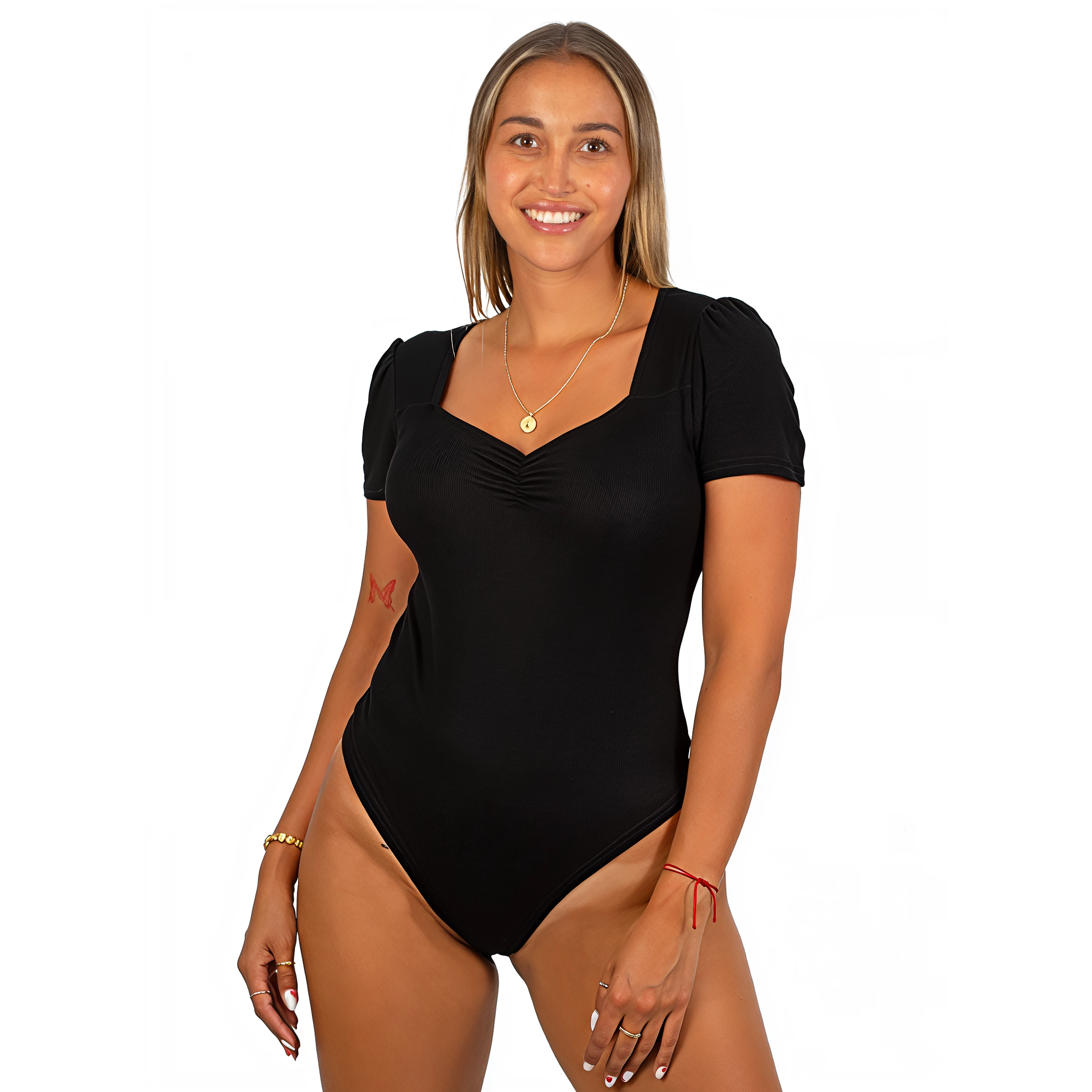 Body mujer básico escote corazón 1