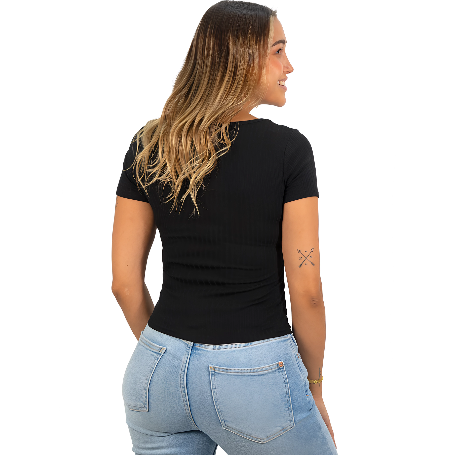 Polera básica Botones 3