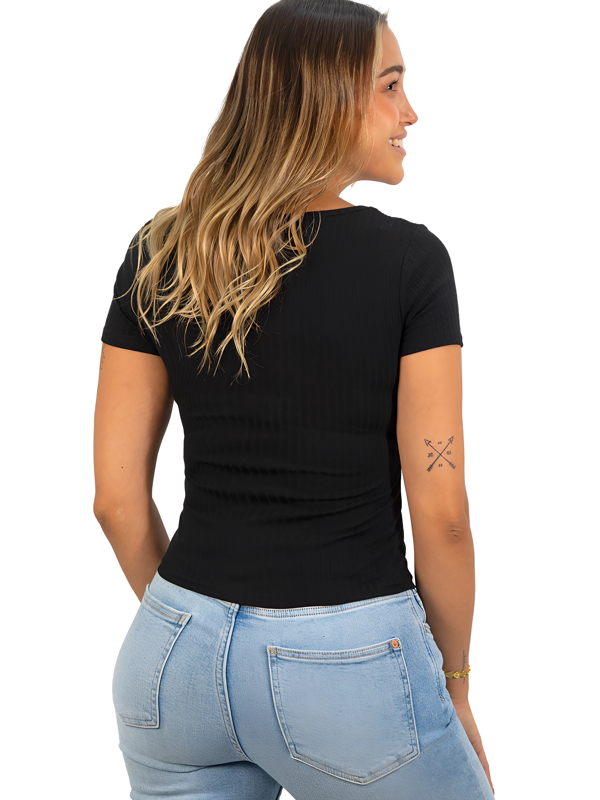 Polera básica Botones 3