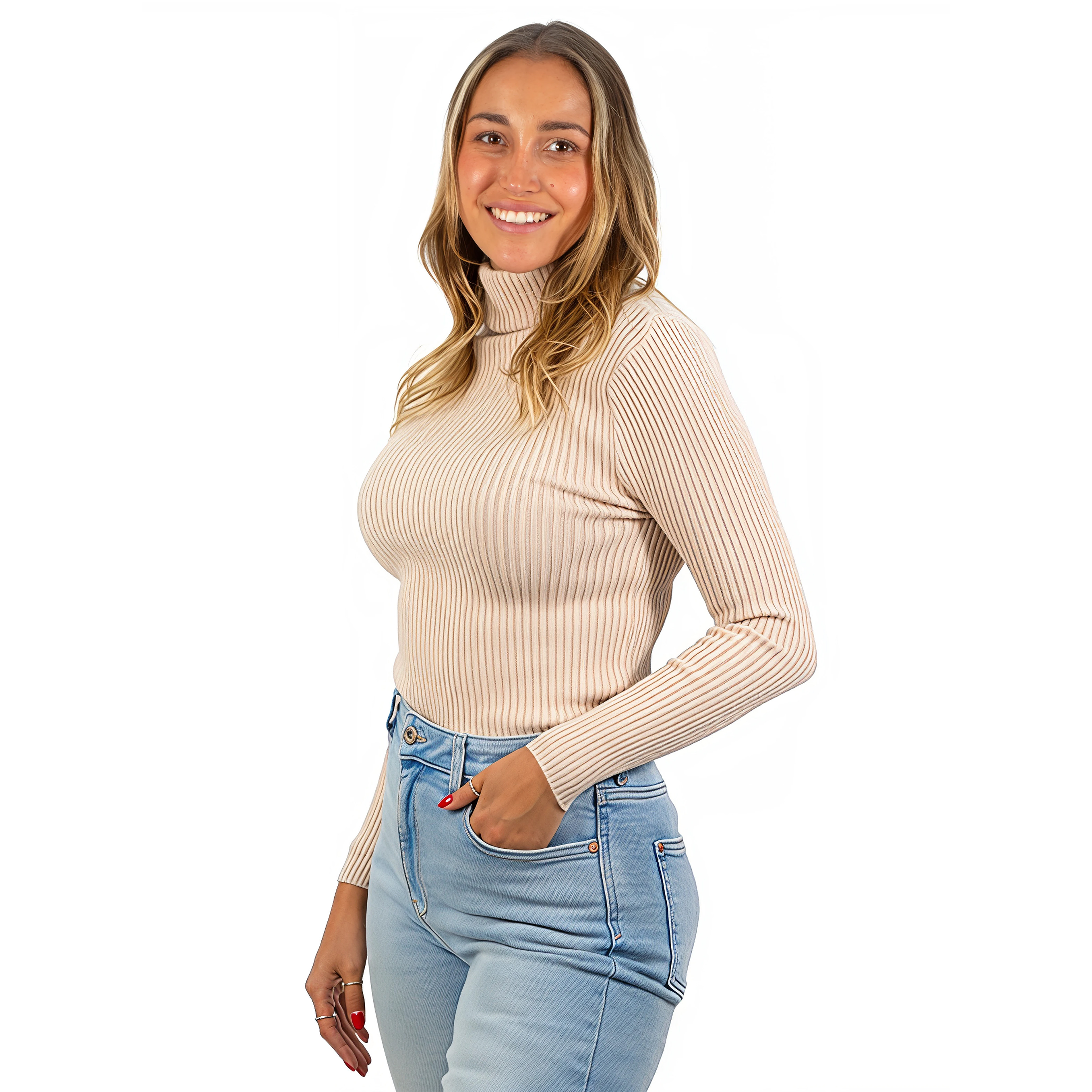 Beatle básico mujer invierno Spandex 1