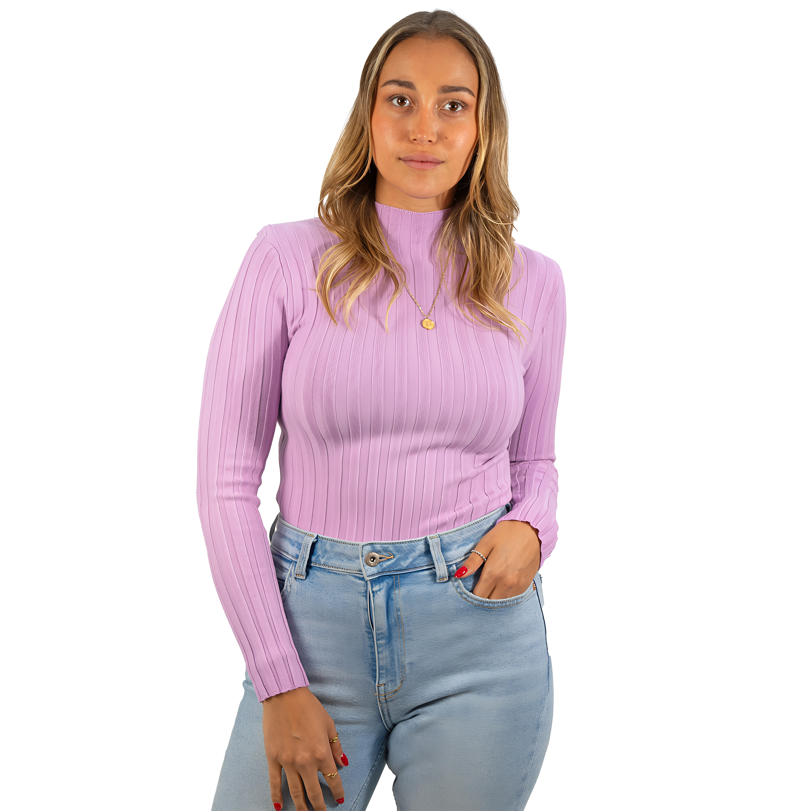 Beatle mujer acanalado básico colores 5