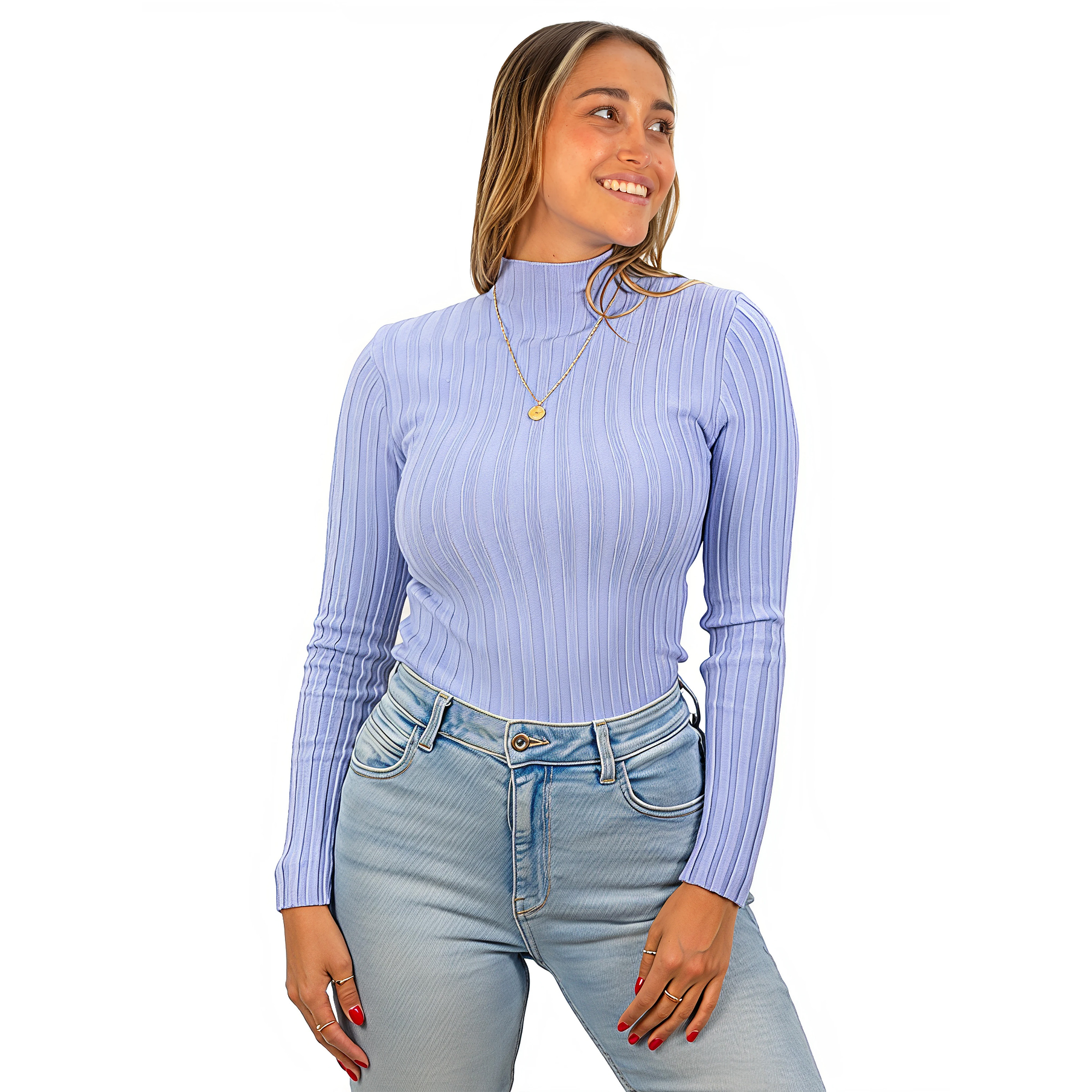 Beatle mujer acanalado básico colores 10