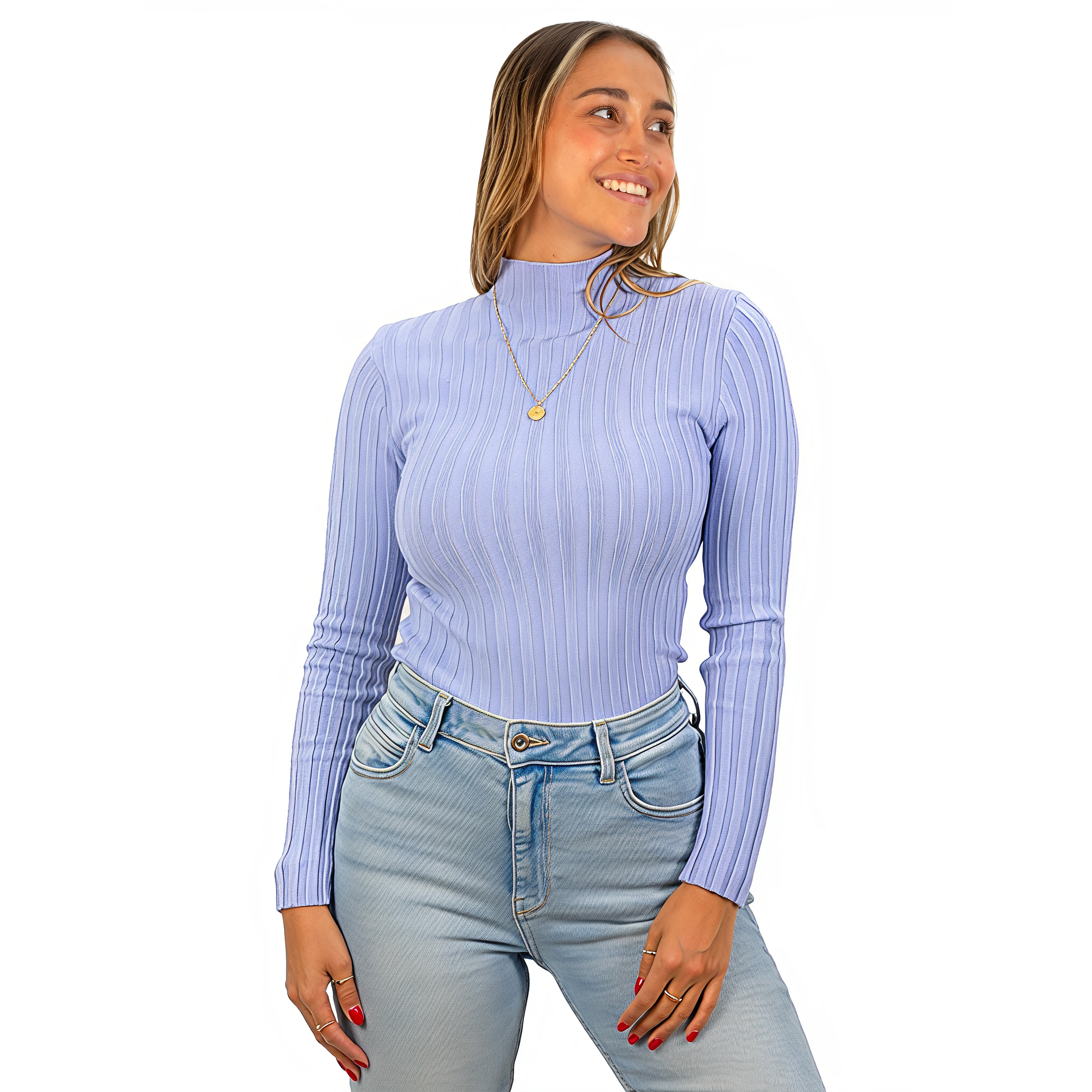 Beatle mujer acanalado básico colores 10