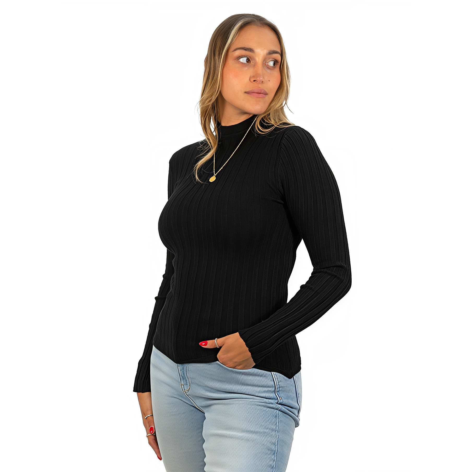 Beatle mujer acanalado básico colores 14