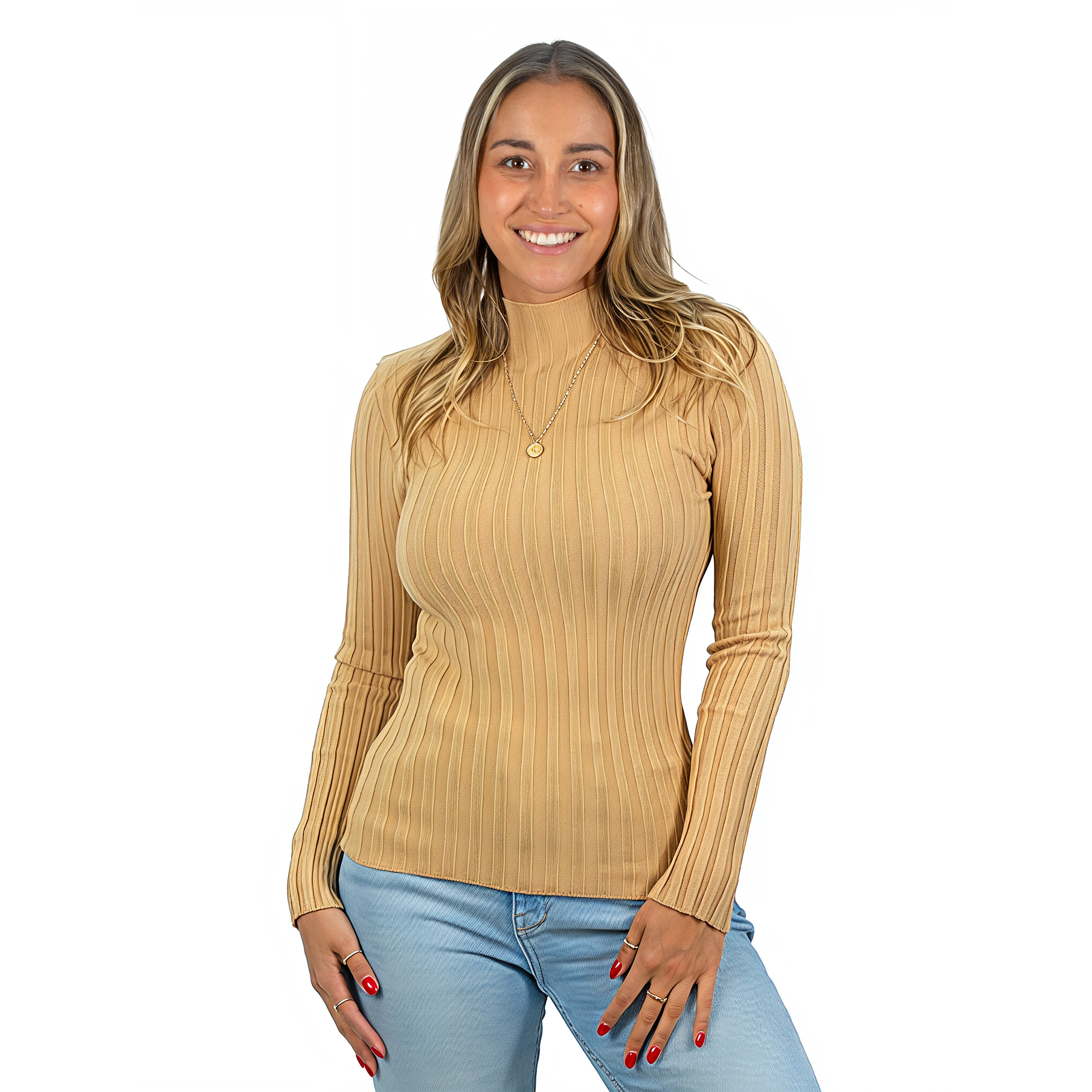 Beatle mujer acanalado básico colores 15