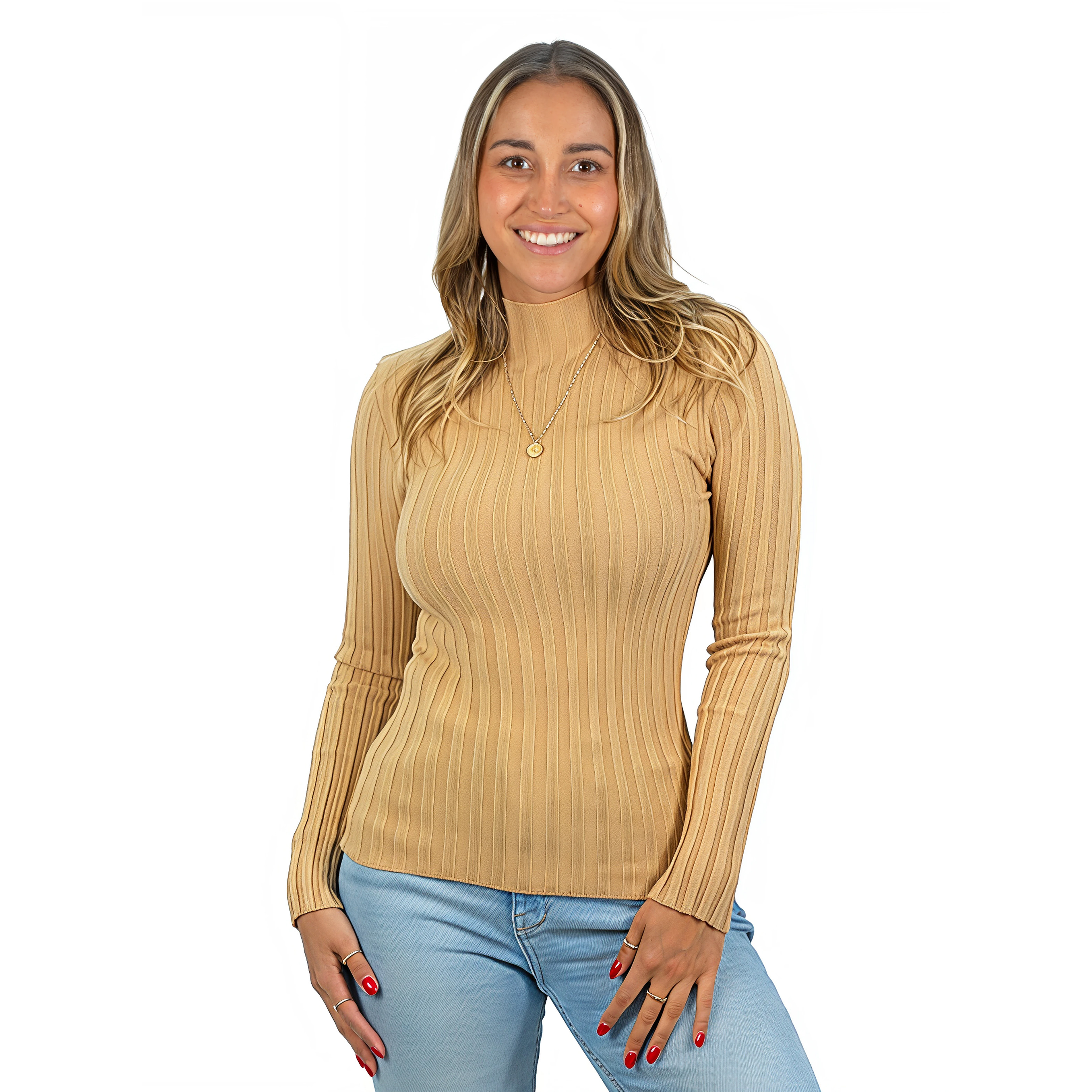 Beatle mujer acanalado básico colores 15