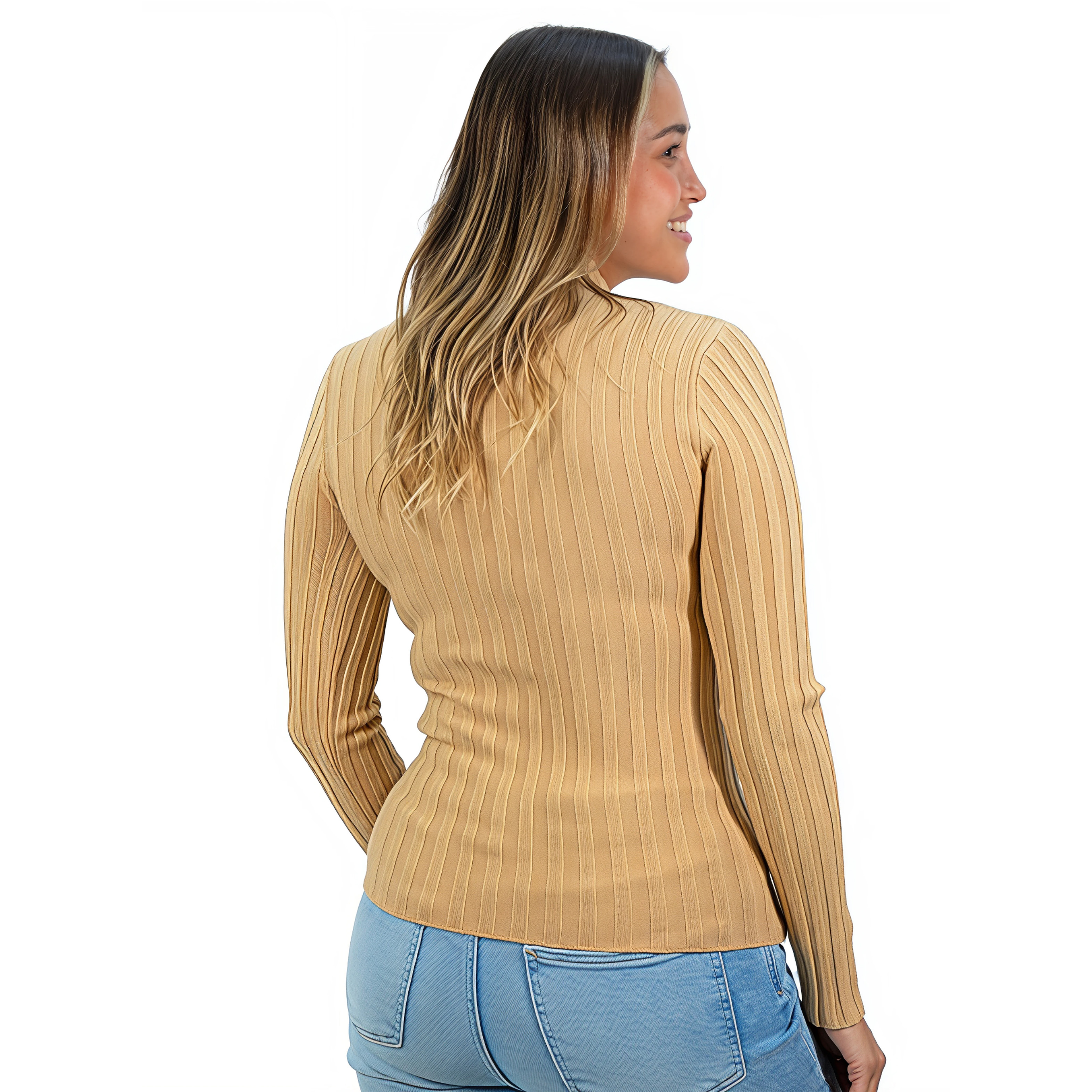 Beatle mujer acanalado básico colores 16