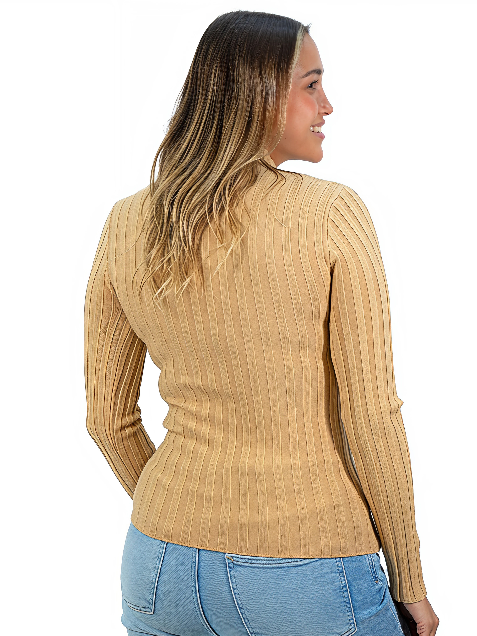 Beatle mujer acanalado básico colores 16