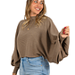 Sweater Pullover Mujer Manga globo colores - Miniatura 6