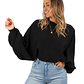Sweater Pullover Mujer Manga globo colores - Miniatura 1