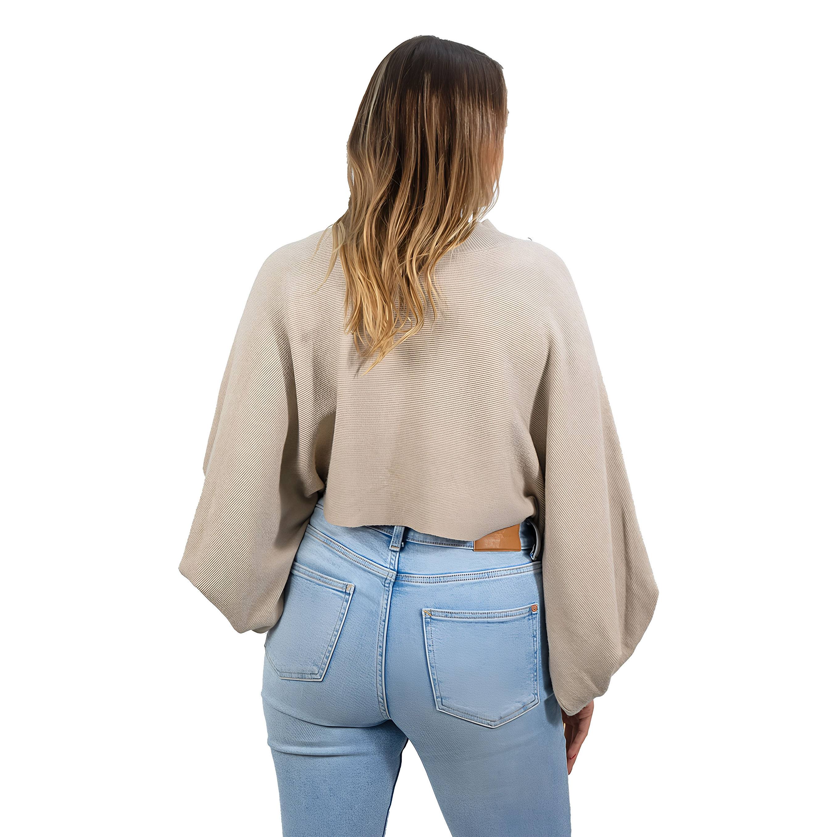 Sweater Pullover Mujer Manga globo colores 15