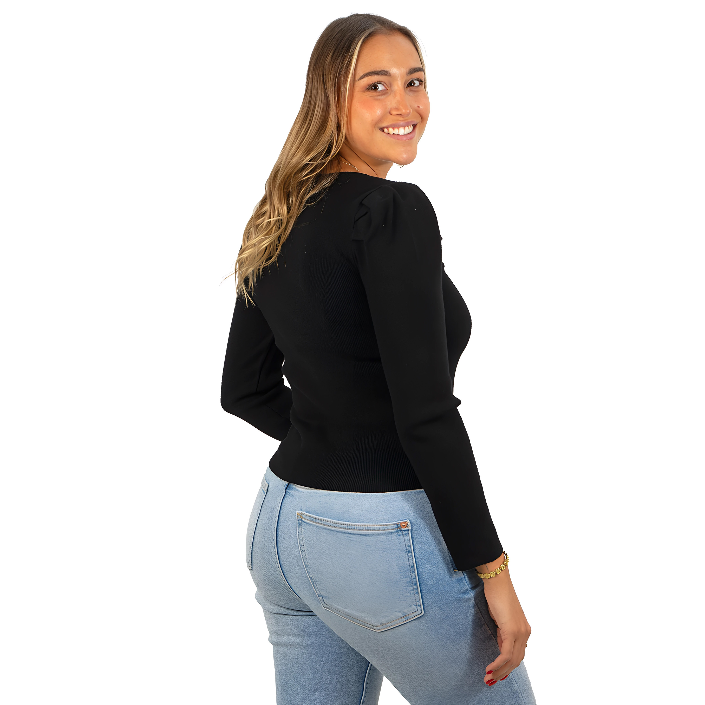 Sweater camiseta básico manga princesa colores 8