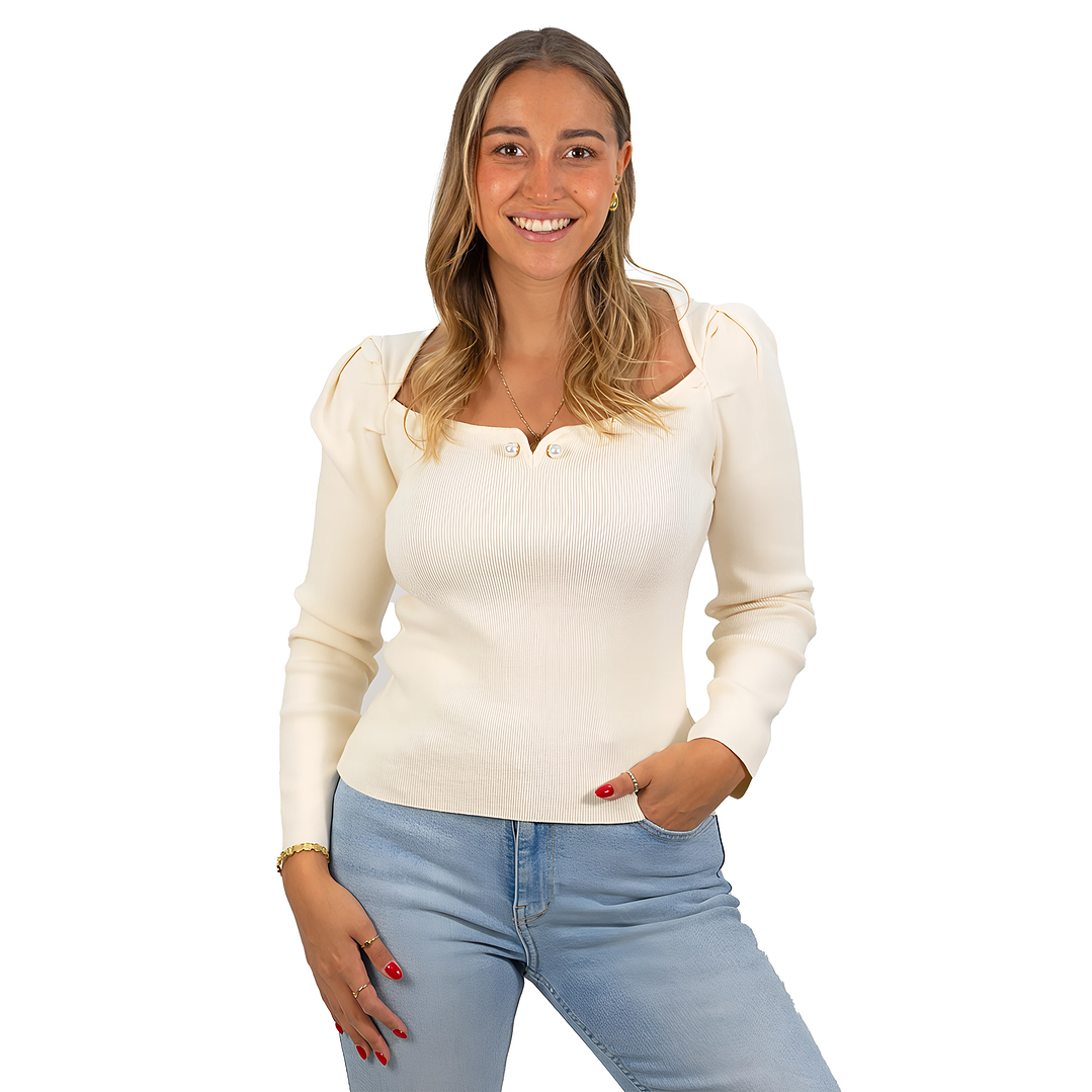 Sweater camiseta básico manga princesa colores 14