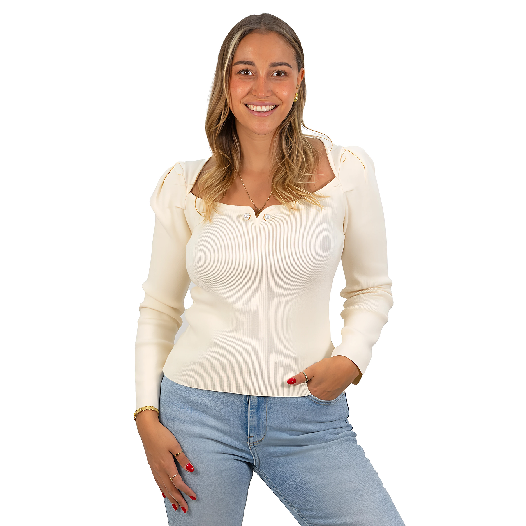 Sweater camiseta básico manga princesa colores 14