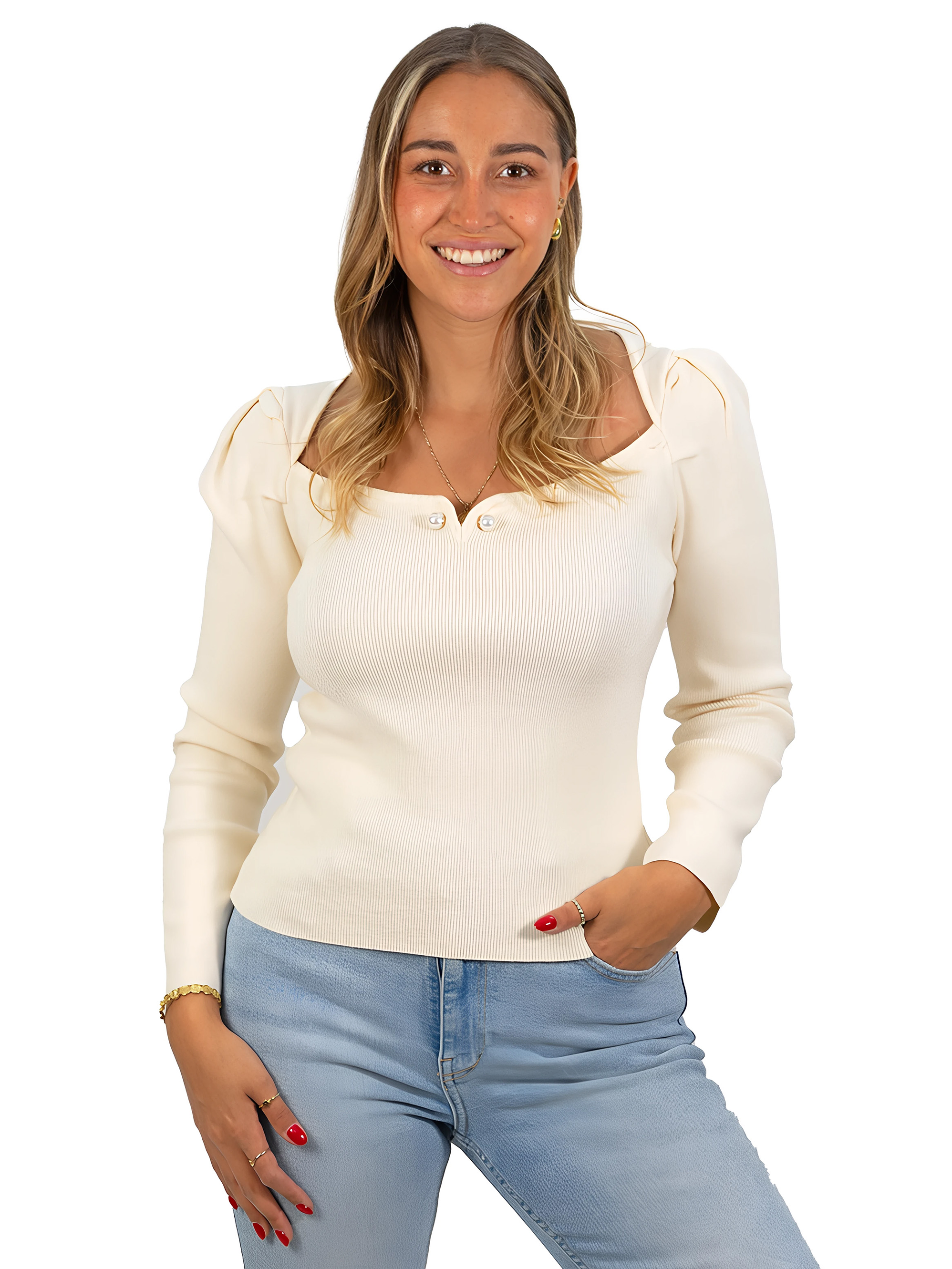 Sweater camiseta básico manga princesa colores 14