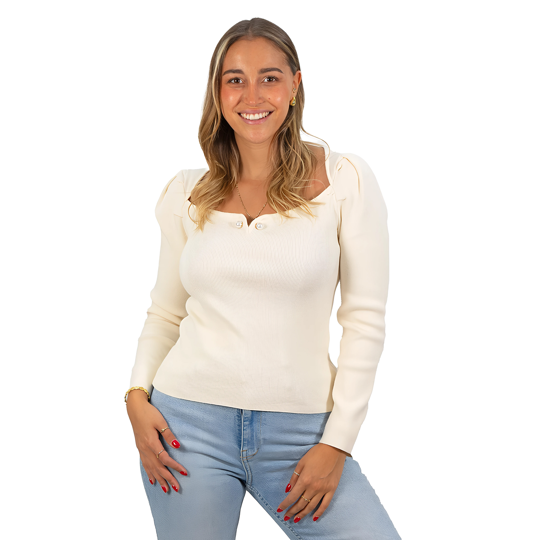 Sweater camiseta básico manga princesa colores 15