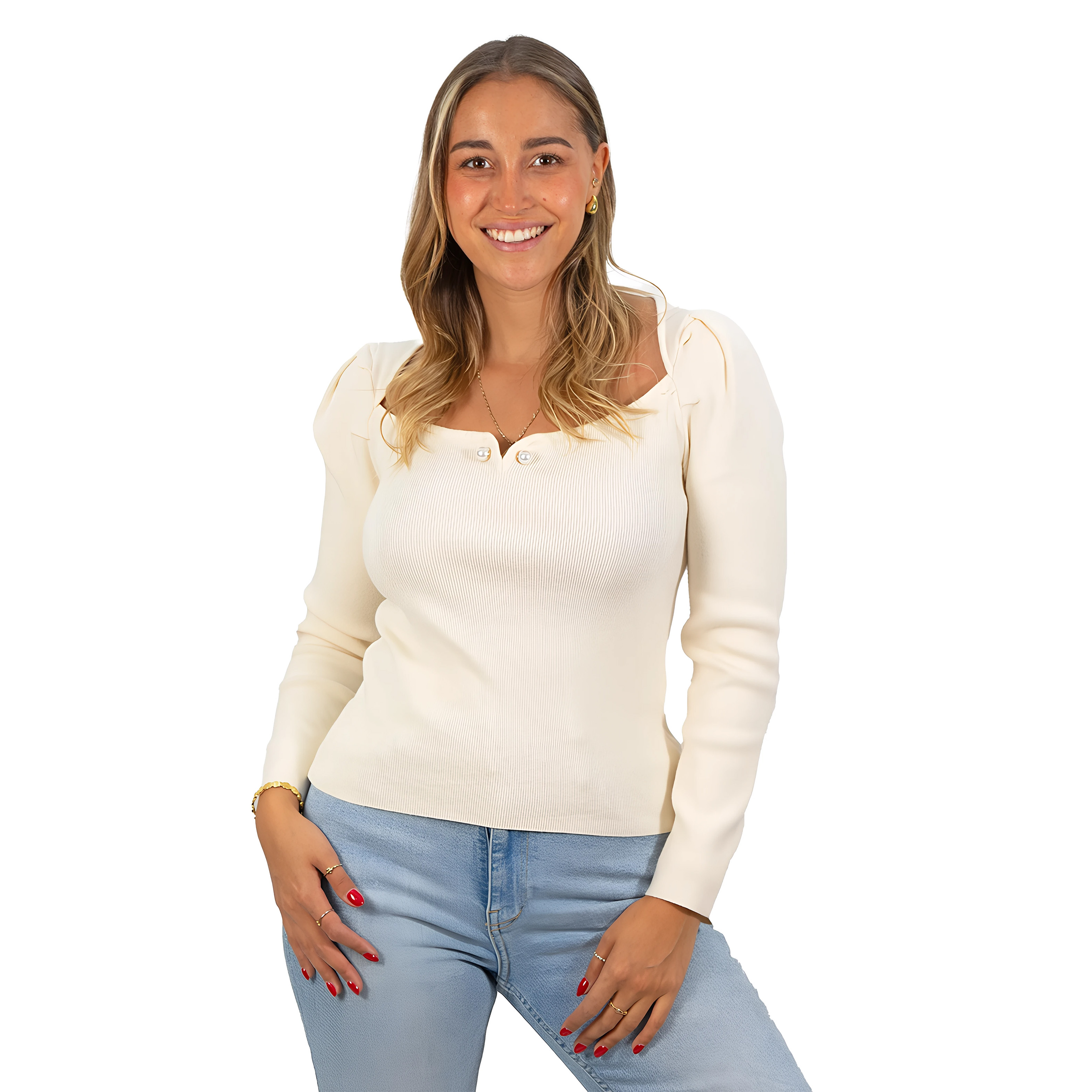 Sweater camiseta básico manga princesa colores 15