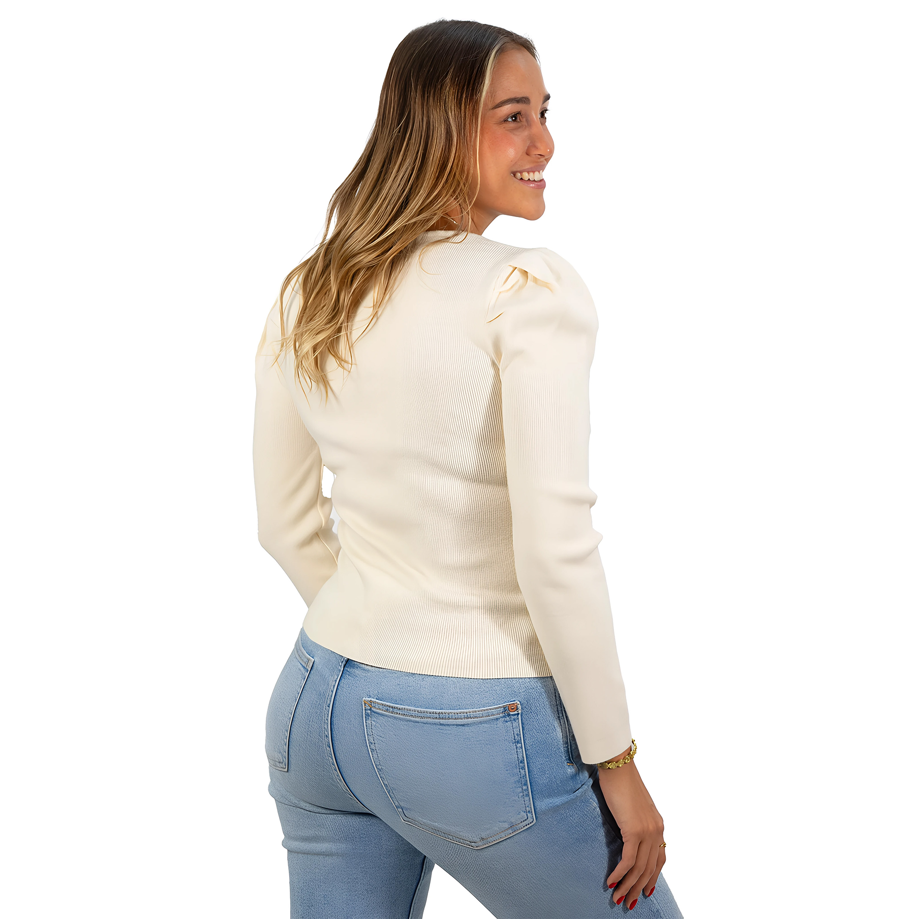 Sweater camiseta básico manga princesa colores 17