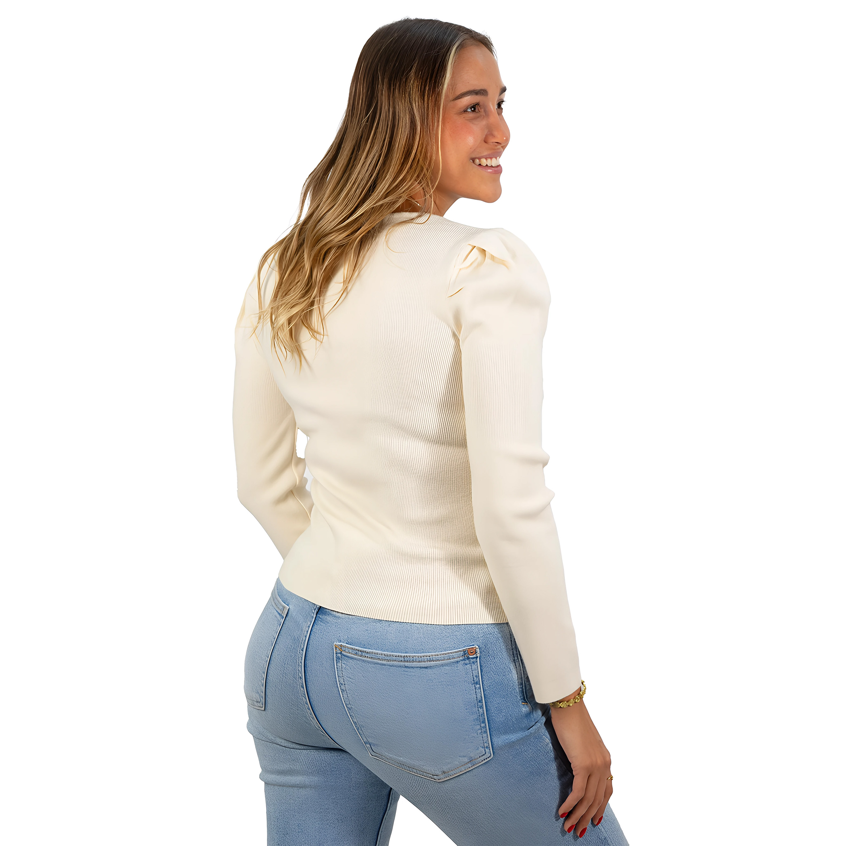 Sweater camiseta básico manga princesa colores 17