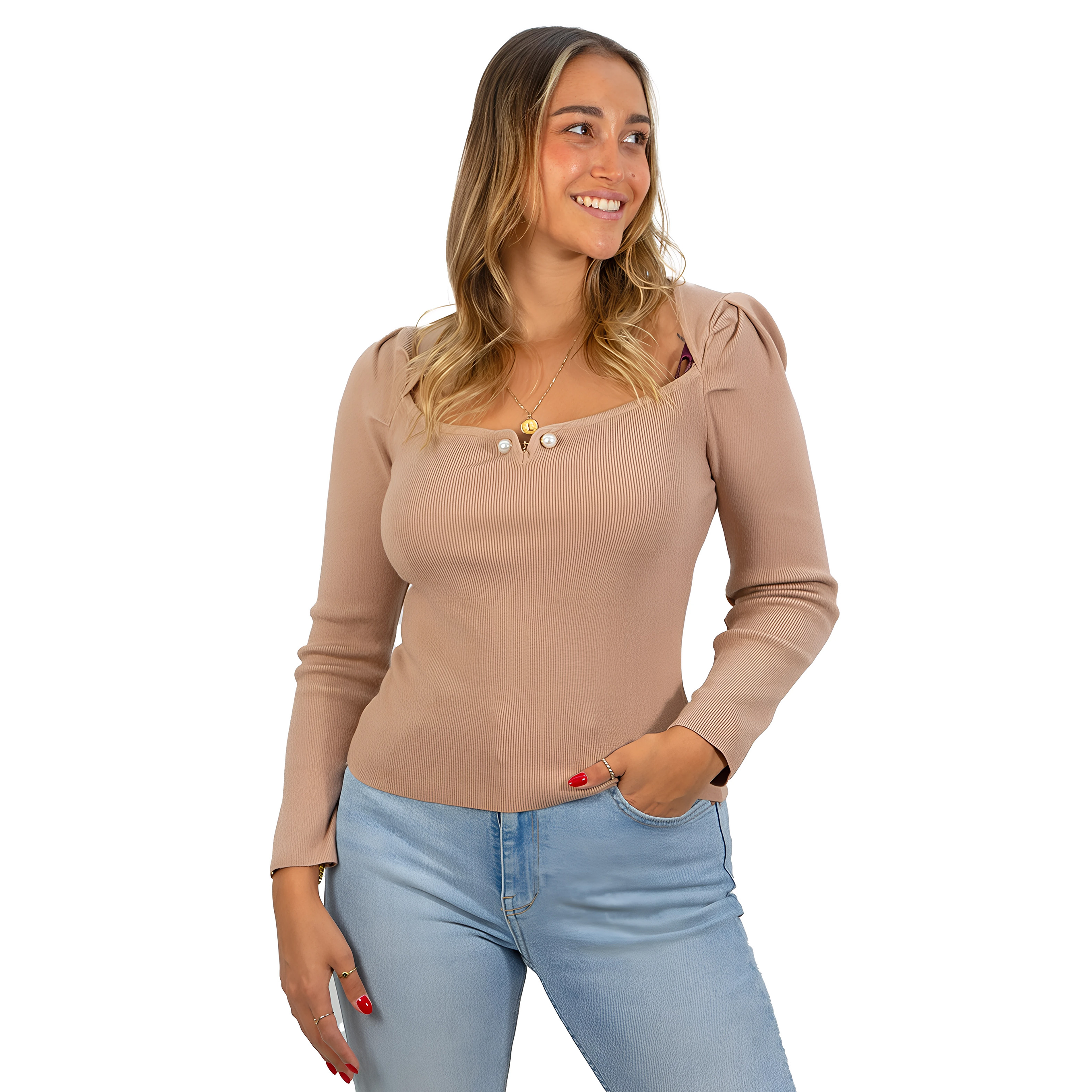 Sweater camiseta básico manga princesa colores 1