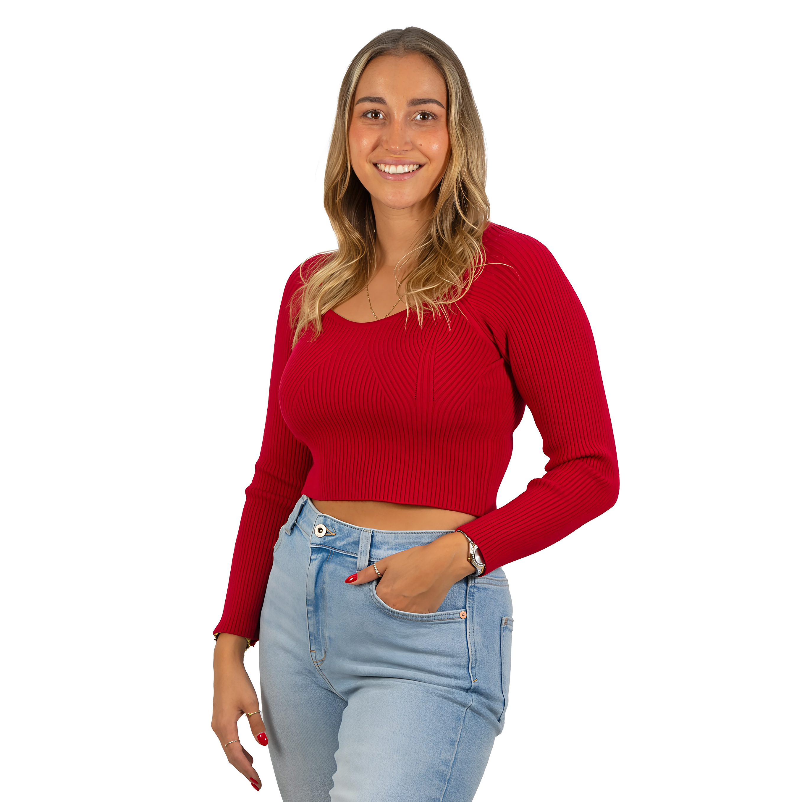 Camiseta sweater invierno colores crop mujer  12