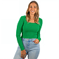 Top invierno Crop ribbed colores spandex - Miniatura 2