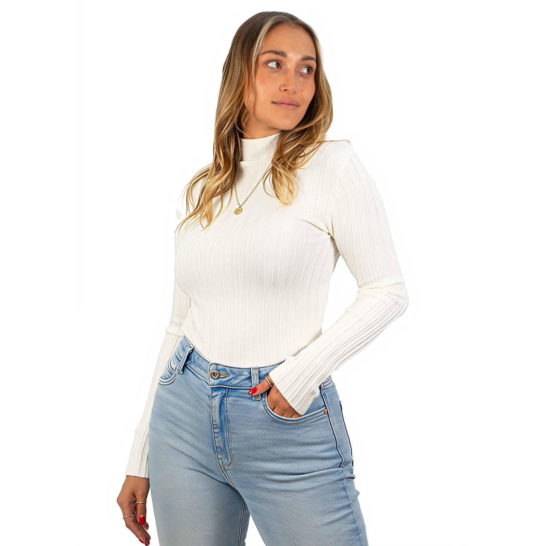 Beatle mujer acanalado básico colores 26